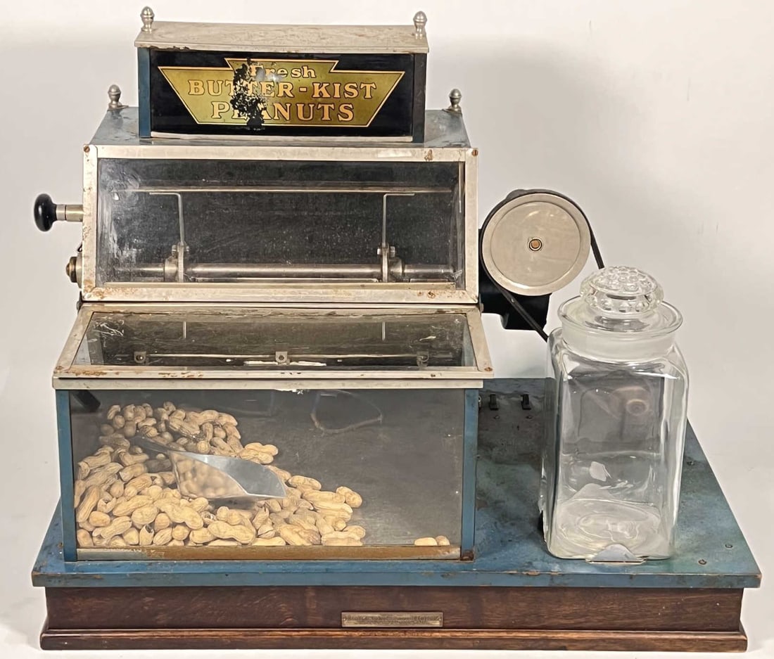 EARLY (20th c) BUTTER-KIST PEANUT TOASTER (1 of 10)