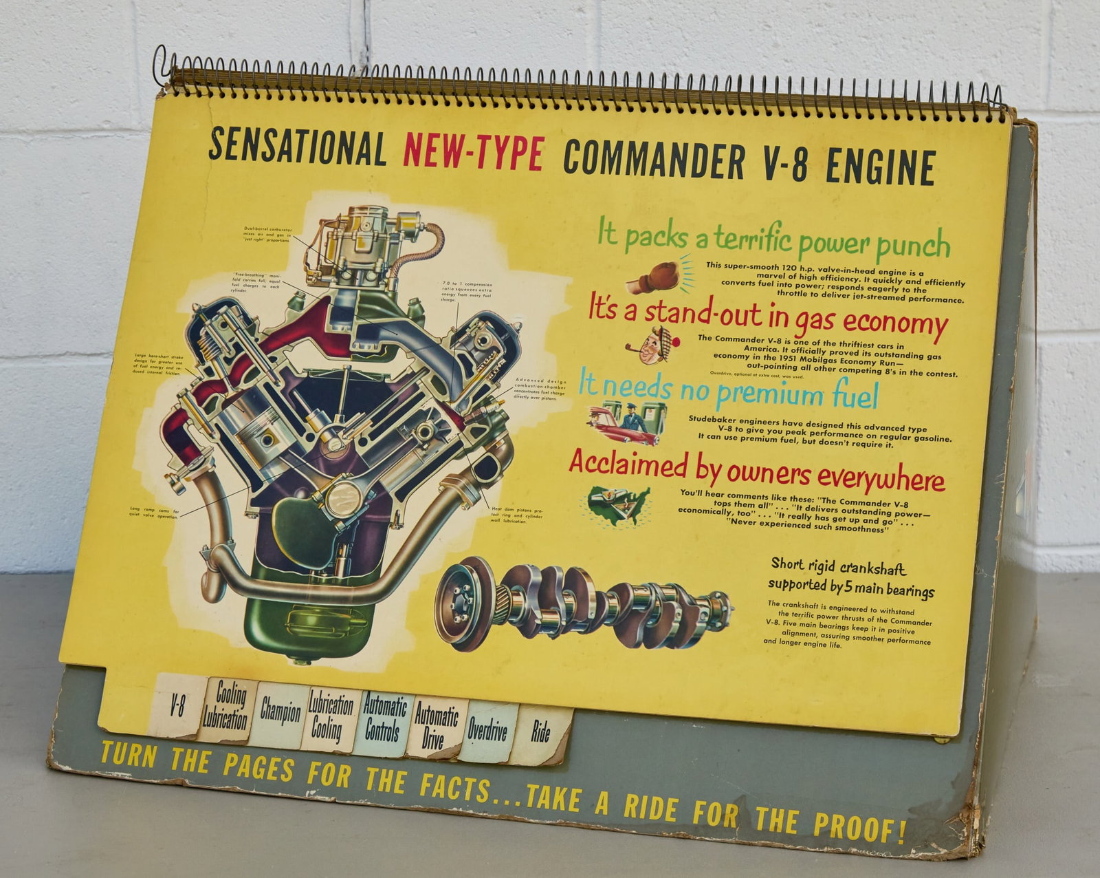 1952 STUDEBAKER DEALERSHIP AD DISPLAY (1 of 9)