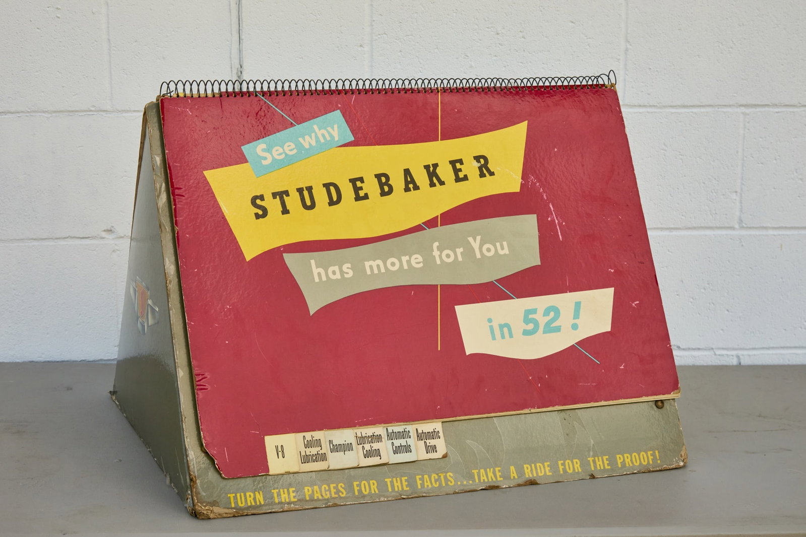 1952 STUDEBAKER DEALERSHIP AD DISPLAY - 6