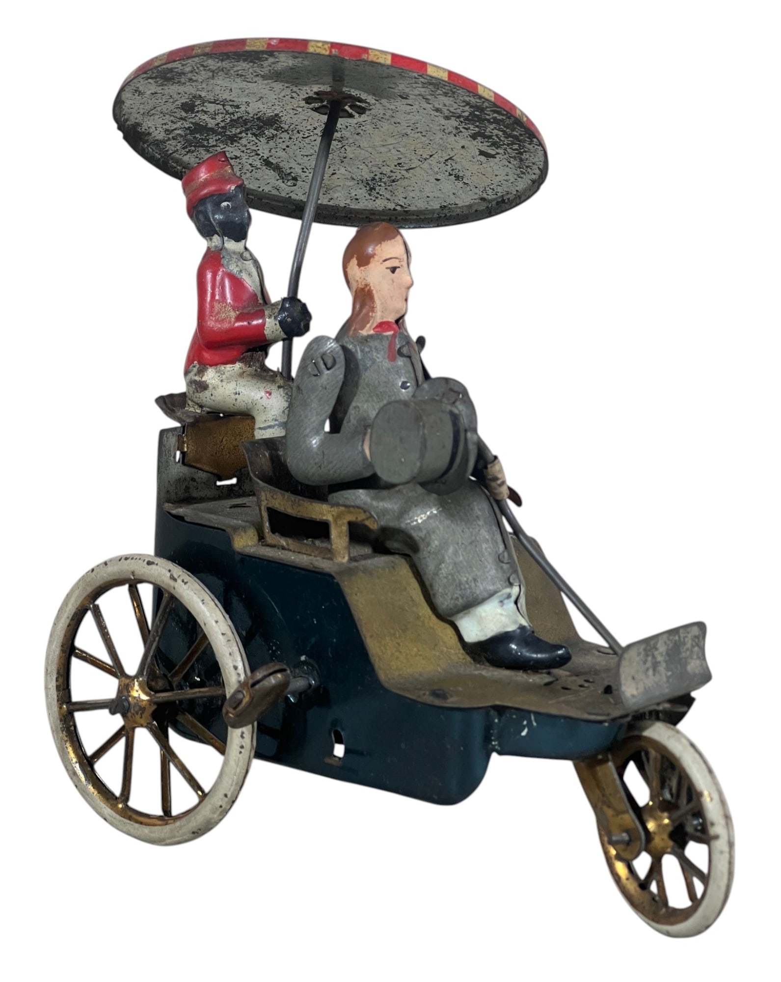 LEHMAN NEW CENTURY CYCLE TIN LITHO WINDUP TOY (1 of 5)