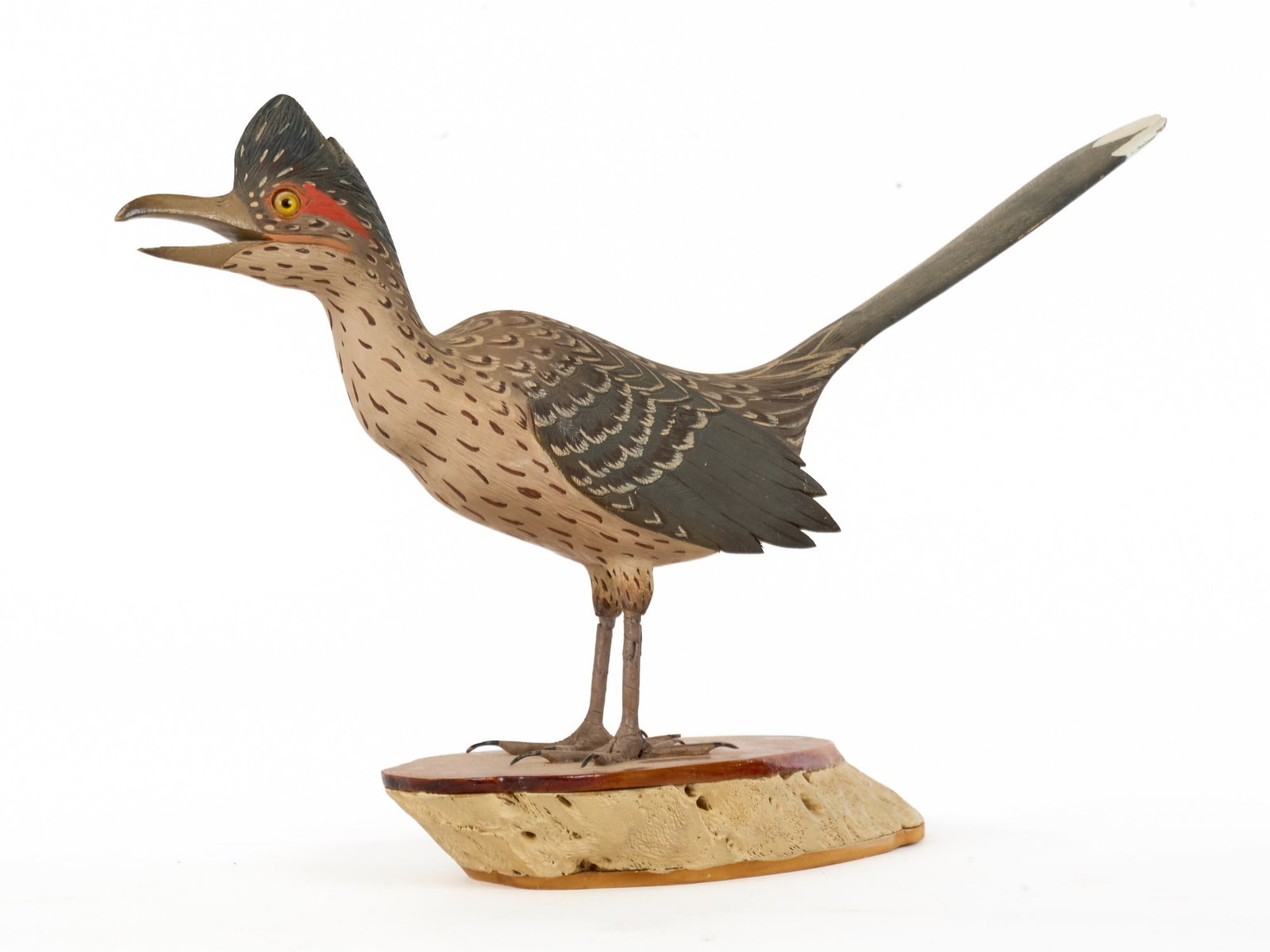 JAY PENCE CARVED & PAINTED ROAD RUNNER (1 of 8)