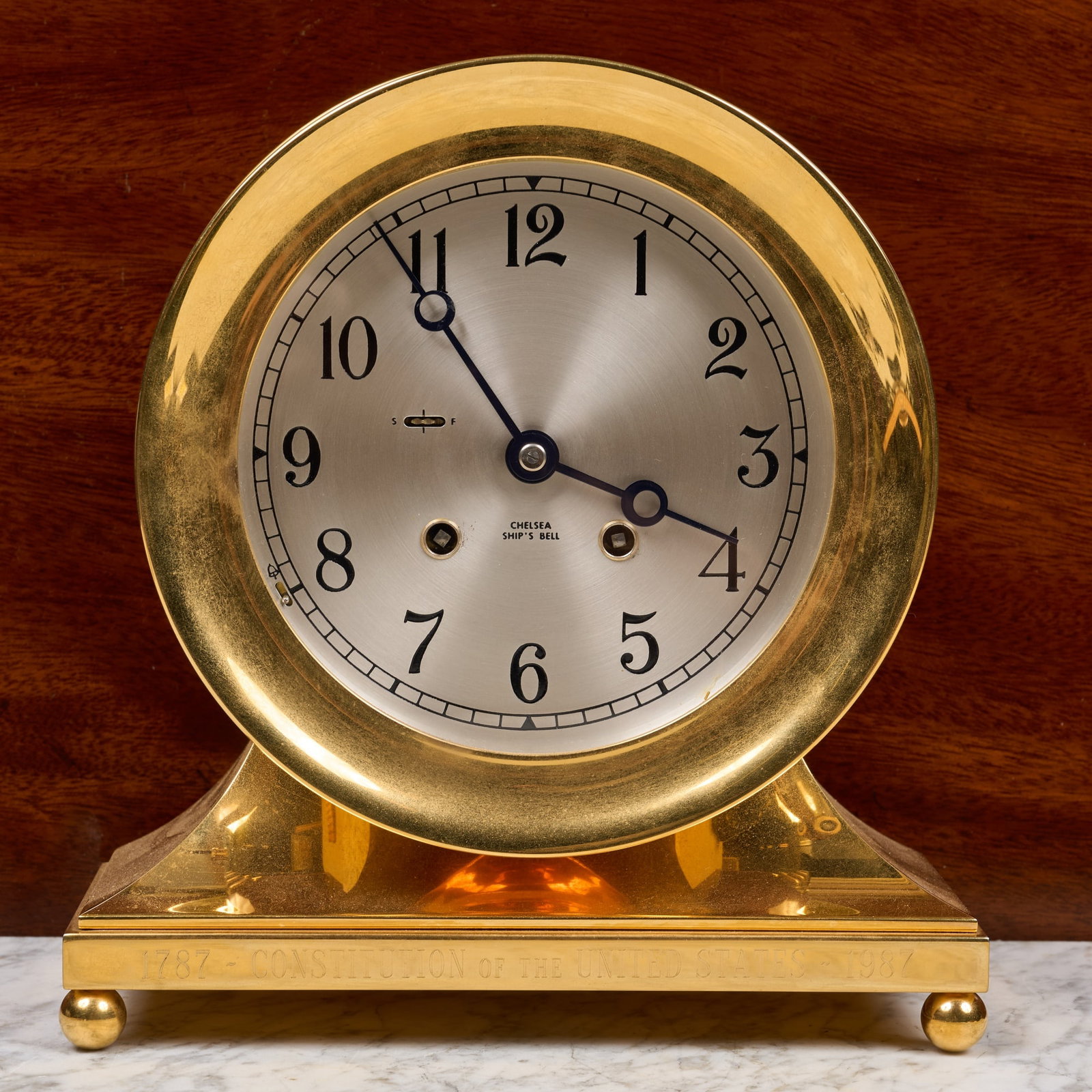 CONSTITUTION of the US CHELSEA SHIPS BELL CLOCK (1 of 13)