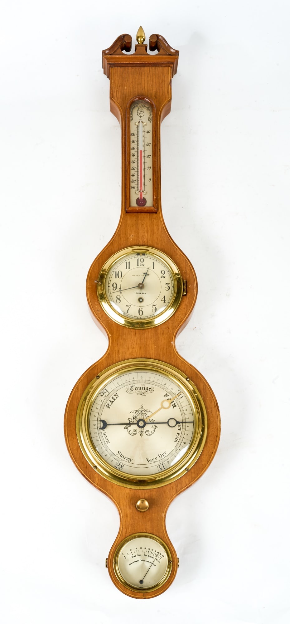 TIFFANY & CO. CHELSEA BANJO CLOCK BAROMETER (1 of 8)