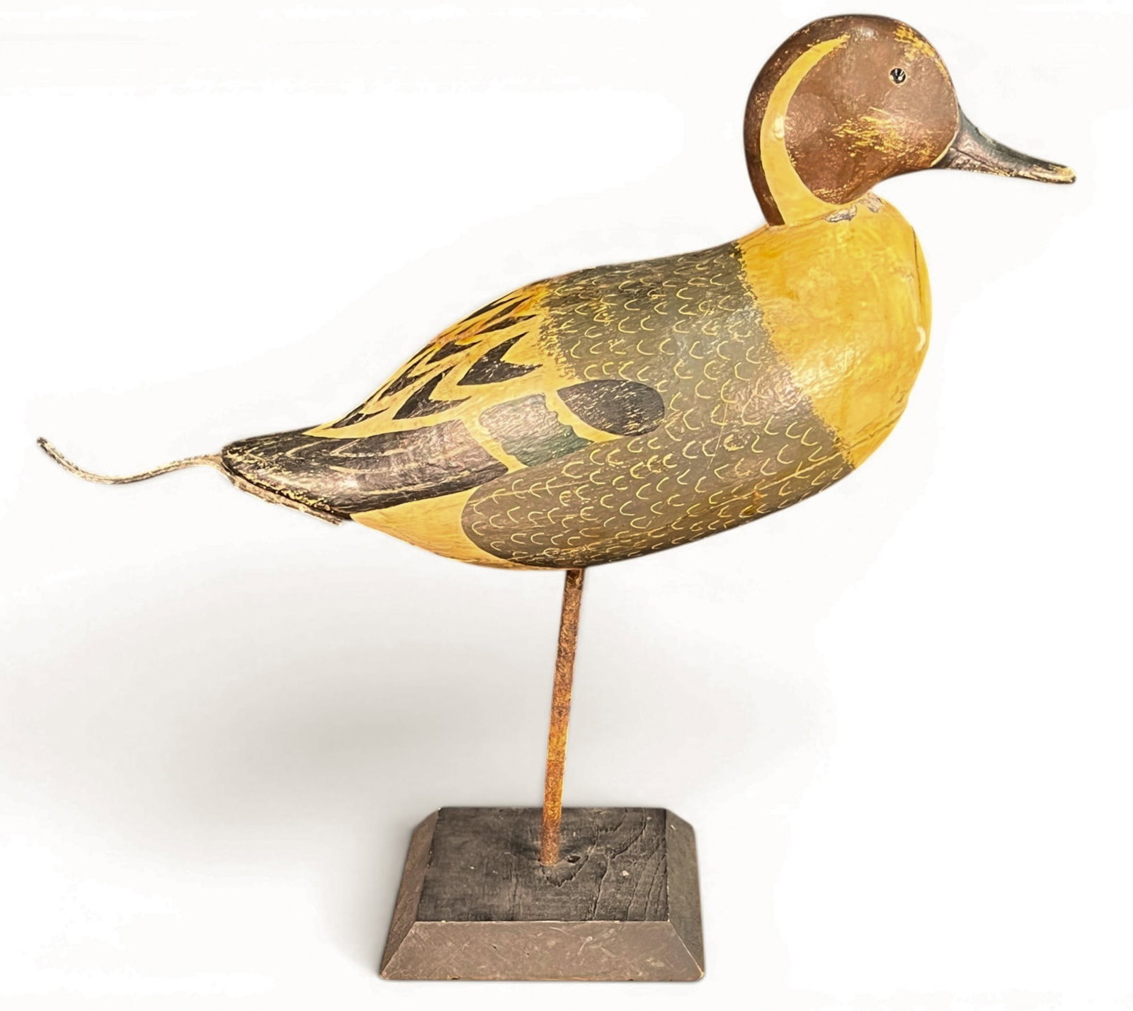 CARVED & PAINTED PINTAIL DRAKE DECOY (1 of 16)