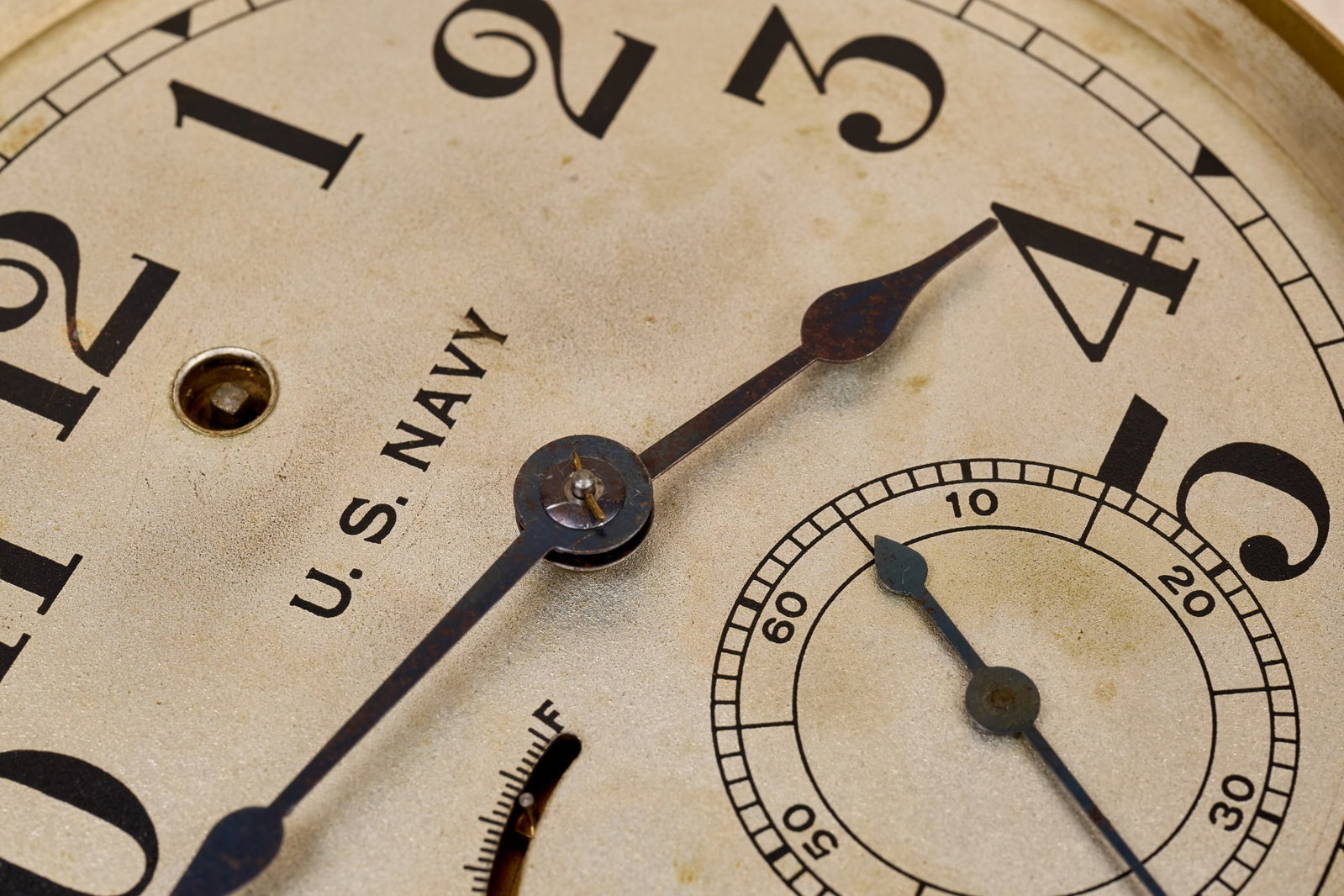 SETH THOMAS US NAVY BRASS CLOCK - 14