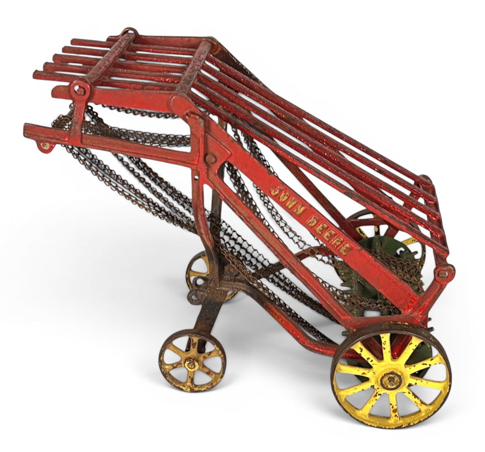 CIRCA 1929 VINDEX CAST IRON JOHN DEER HAY LOADER (1 of 10)