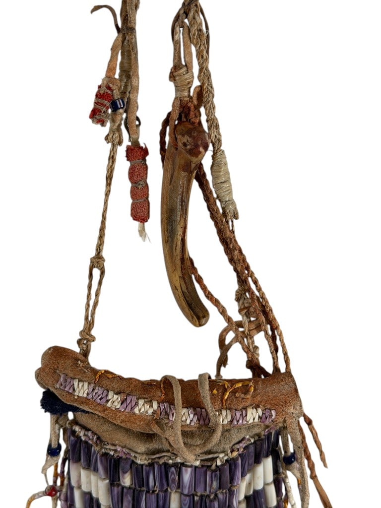 WAMPUM BEADWORK BAG - 6