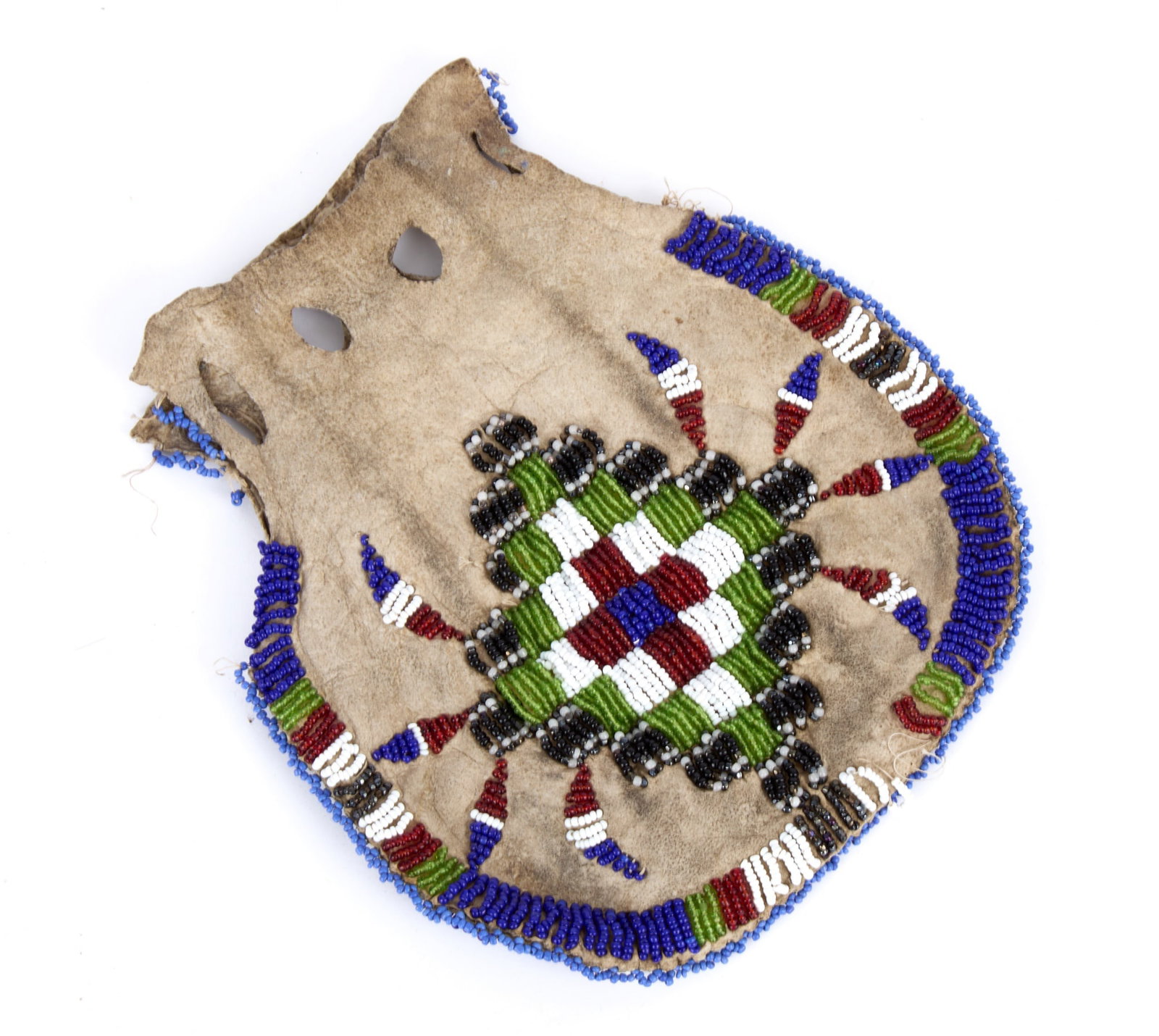 NATIVE AMERICAN BEADWORK POUCH (1 of 10)