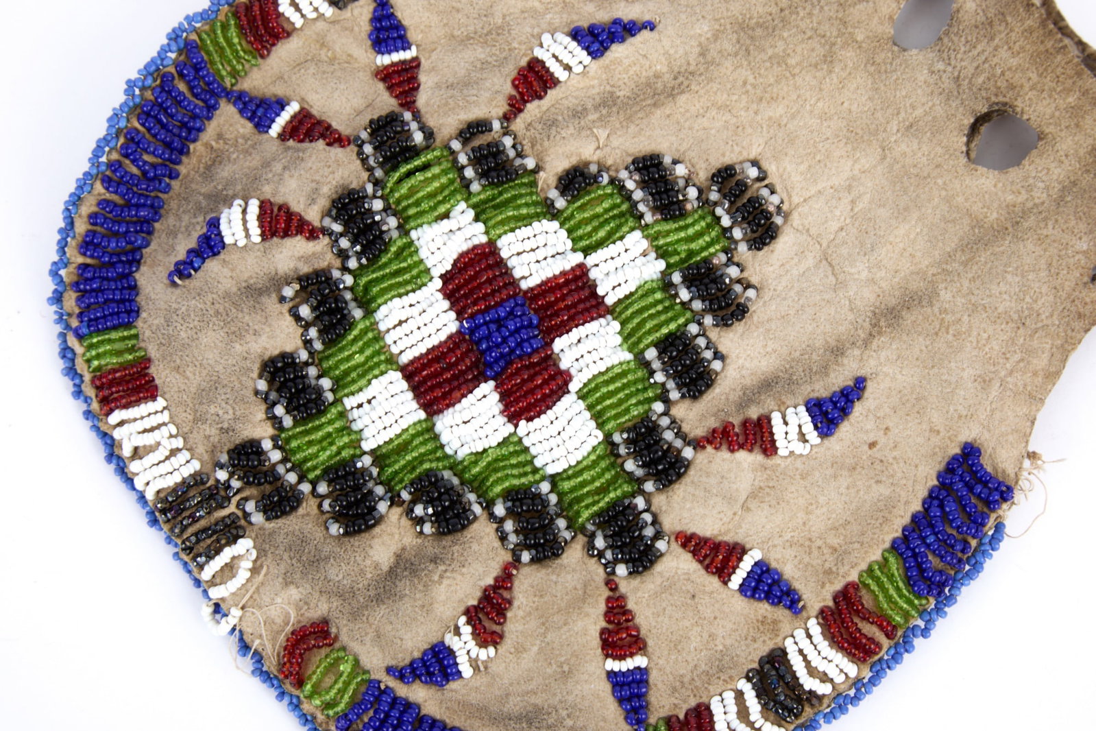 NATIVE AMERICAN BEADWORK POUCH - 3
