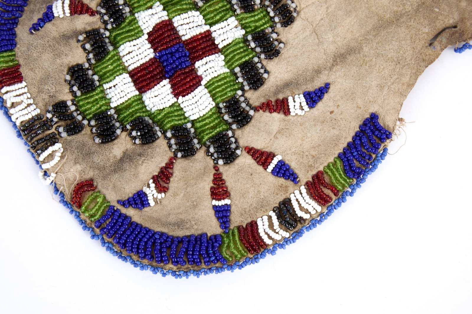 NATIVE AMERICAN BEADWORK POUCH - 4