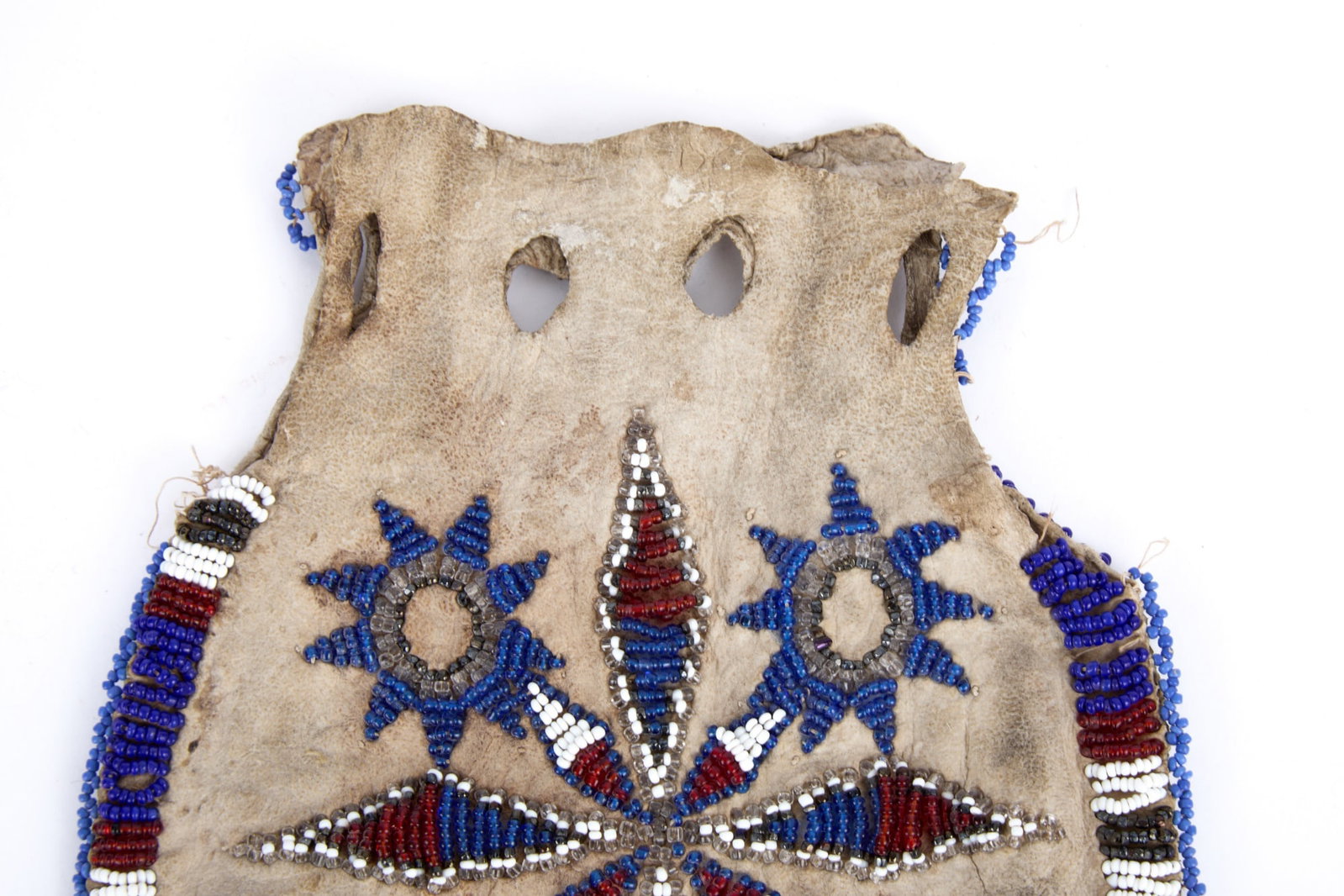 NATIVE AMERICAN BEADWORK POUCH - 7