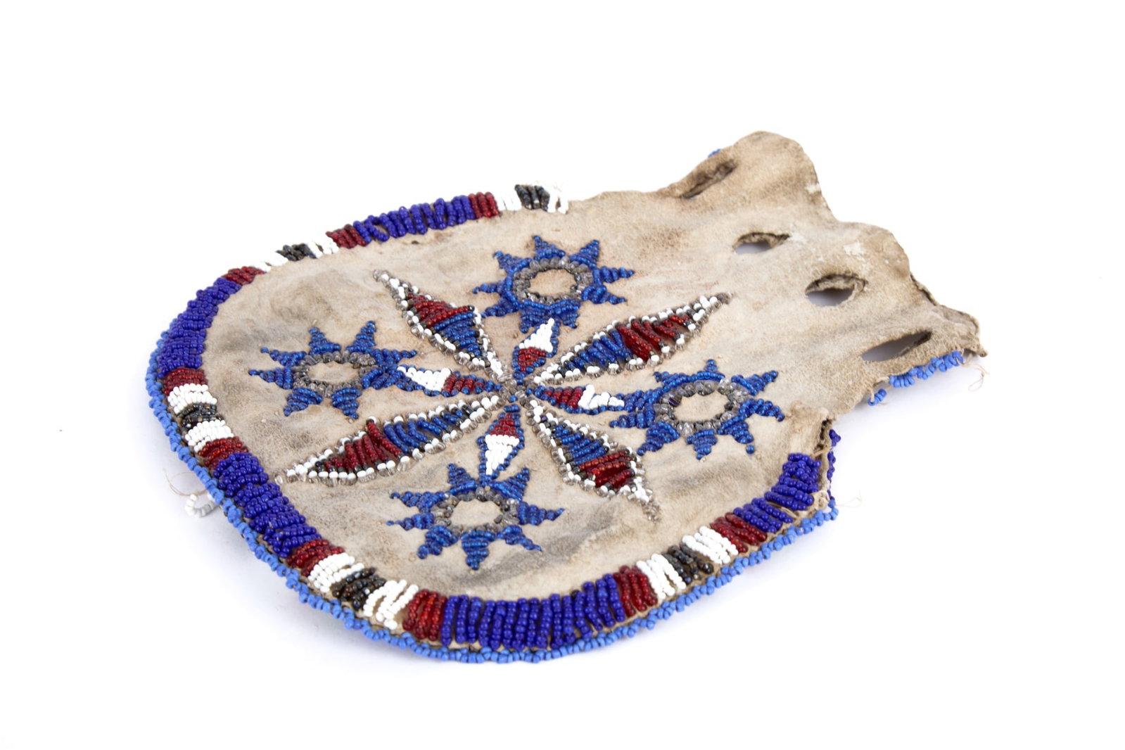 NATIVE AMERICAN BEADWORK POUCH - 9
