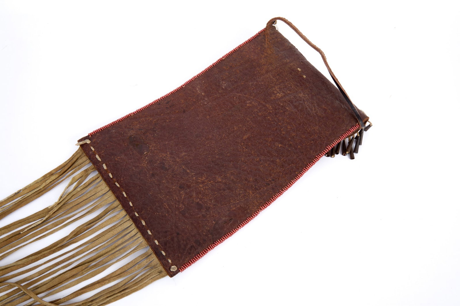 NATIVE AMERICAN BEADWORK MIRROR BAG - 10