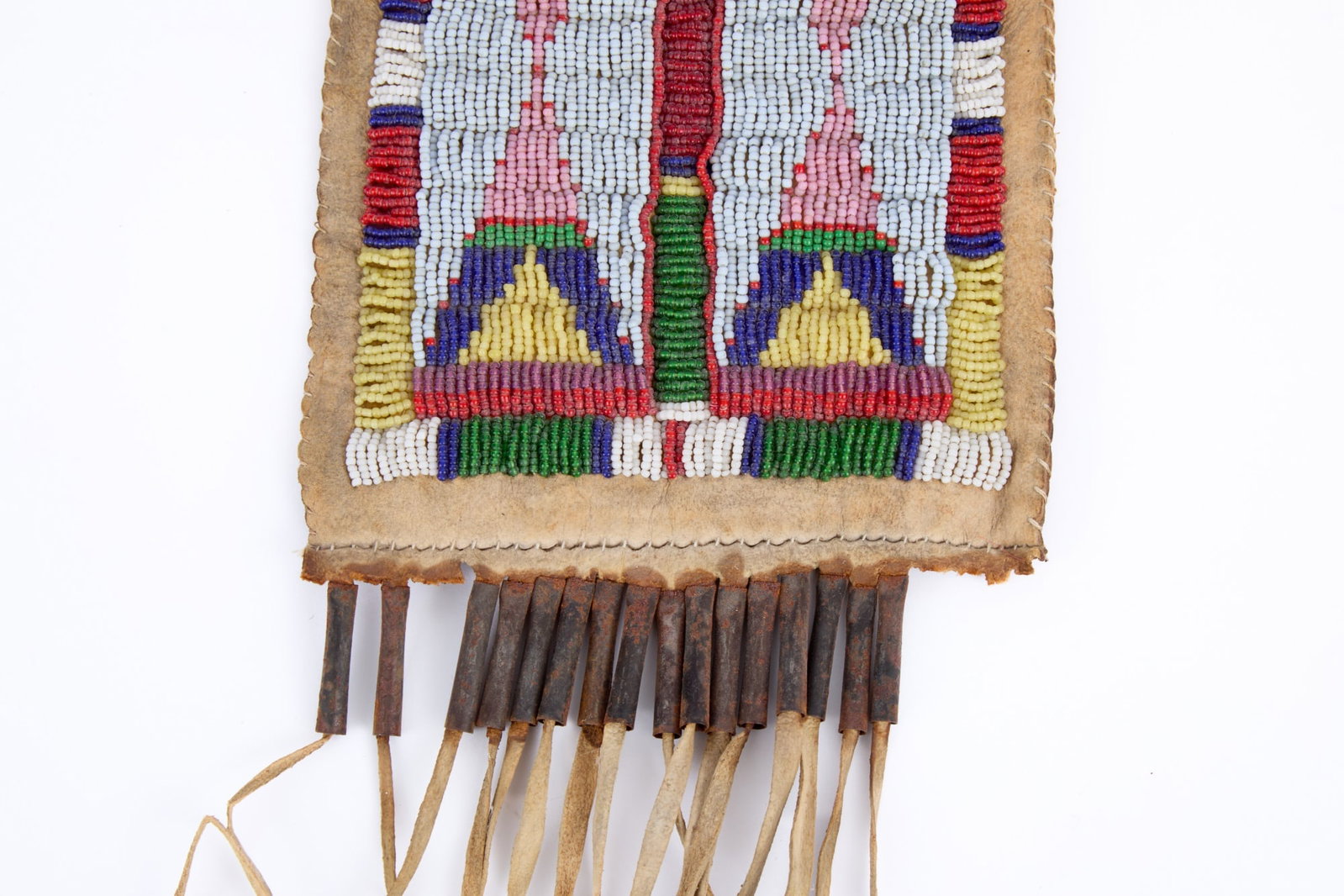CROW TRIBE BEADWORK DOCUMENT BAG - 3