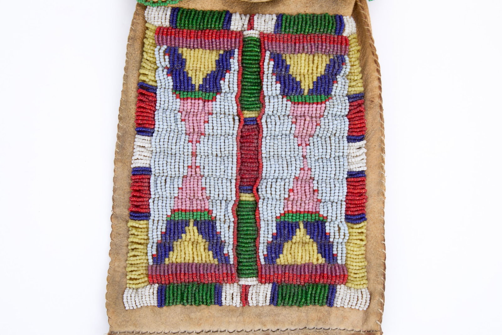 CROW TRIBE BEADWORK DOCUMENT BAG - 4