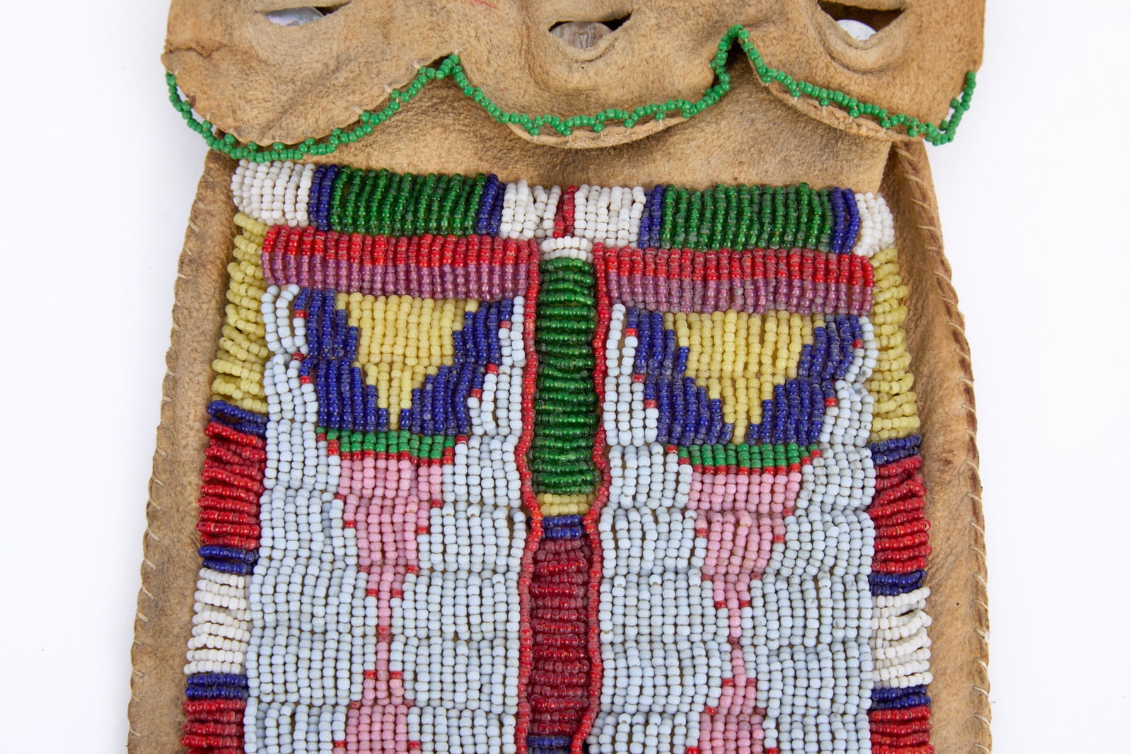 CROW TRIBE BEADWORK DOCUMENT BAG - 7