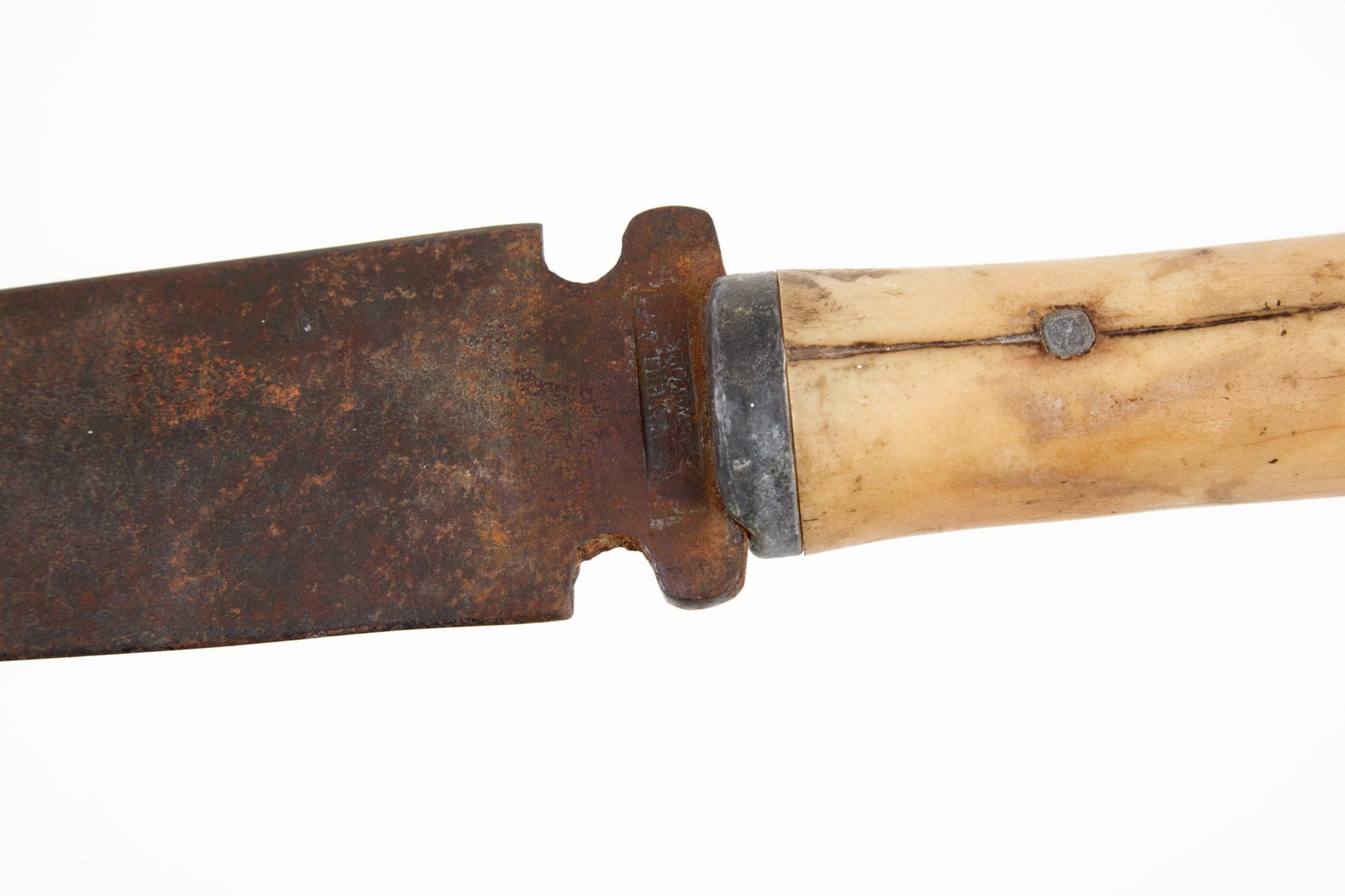 NATIVE AMERICAN BONE HANDLED DAG KNIFE - 11