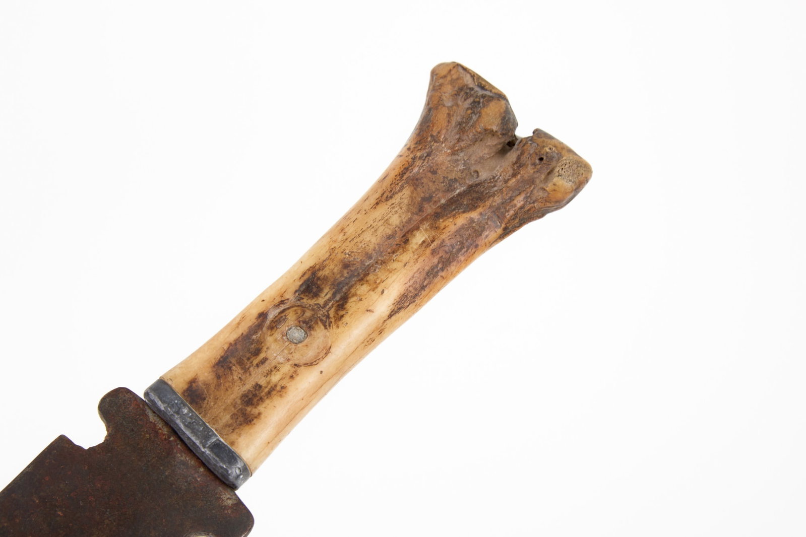 NATIVE AMERICAN BONE HANDLED DAG KNIFE - 13