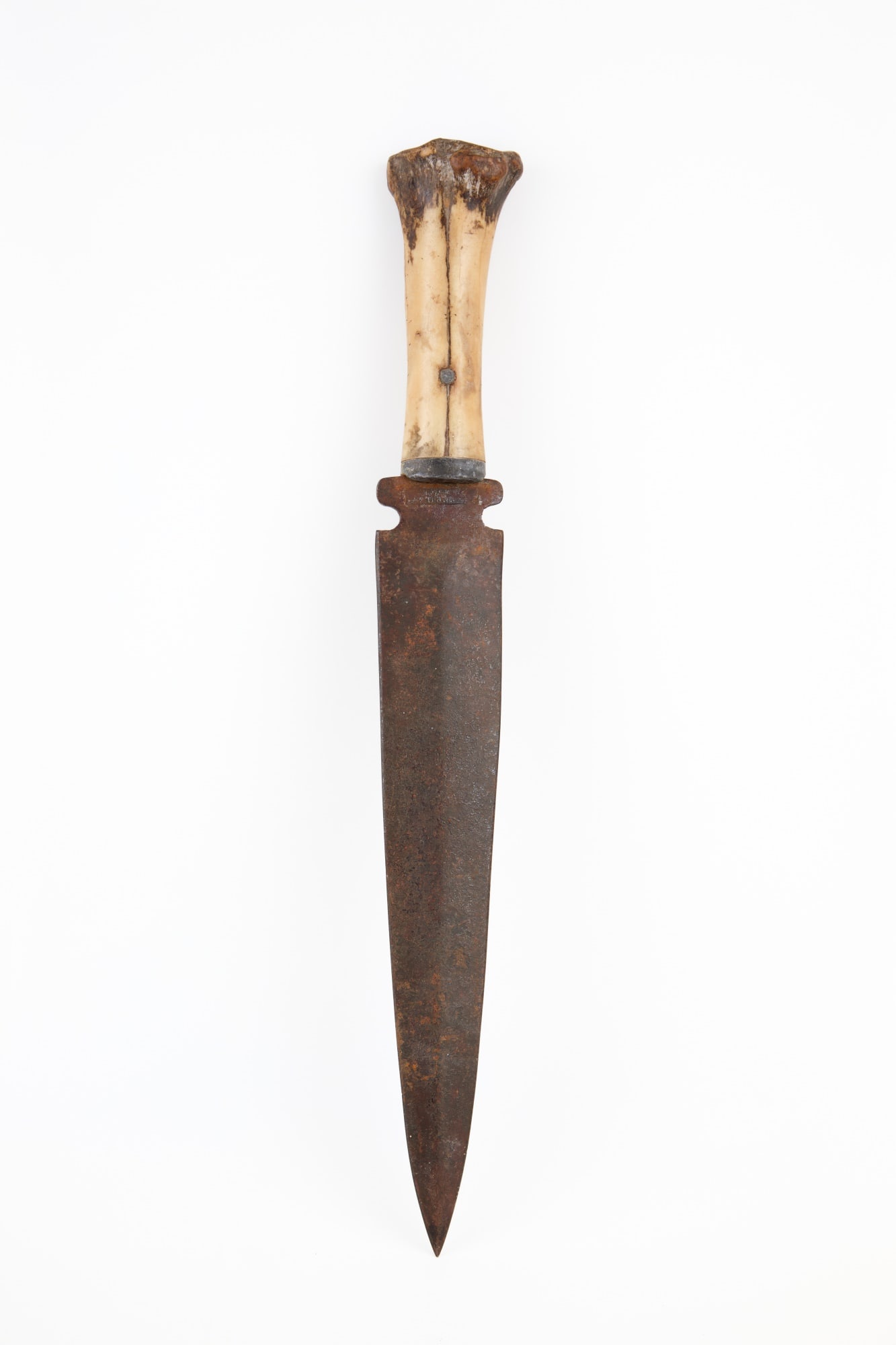 NATIVE AMERICAN BONE HANDLED DAG KNIFE (1 of 13)