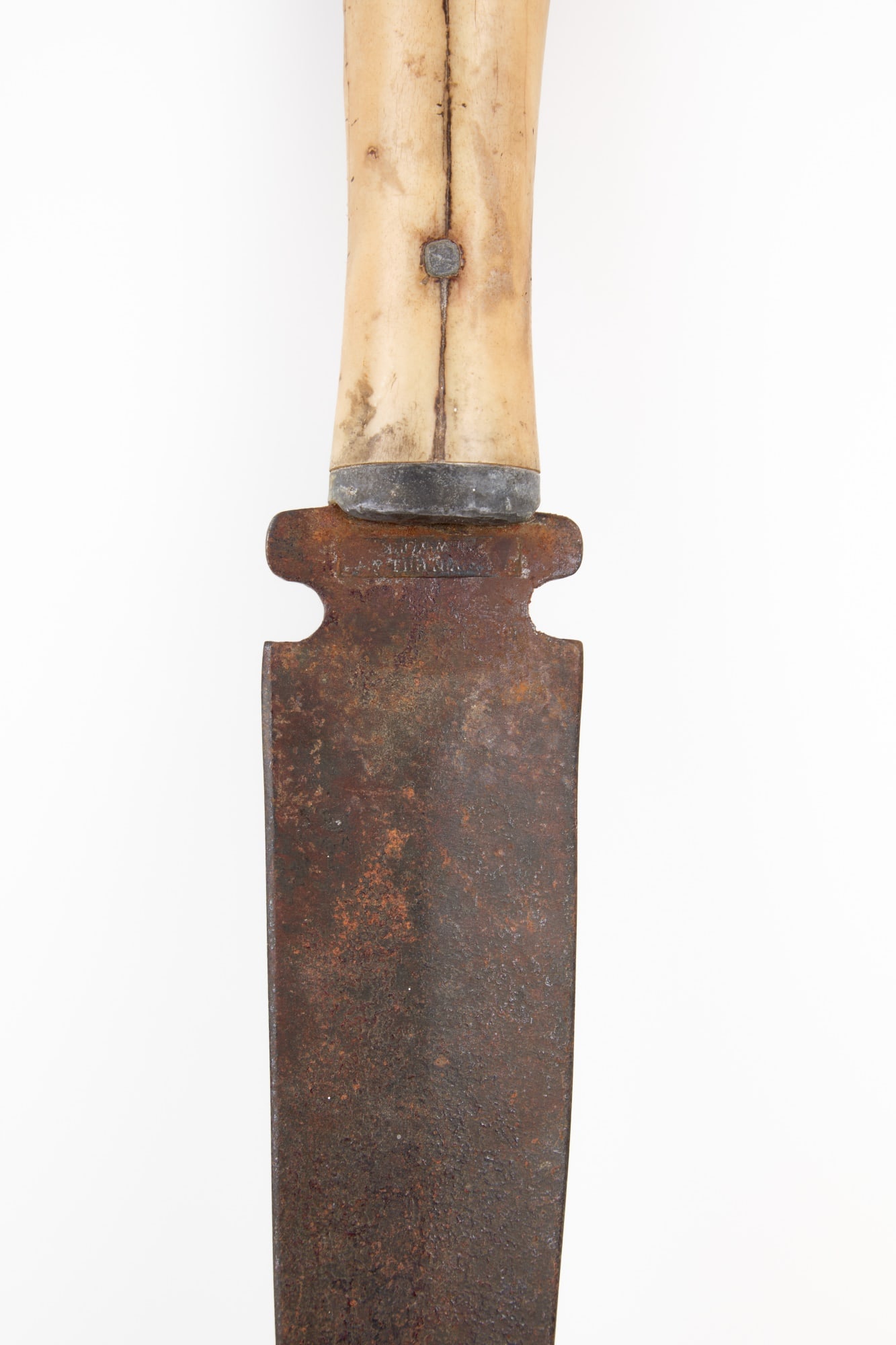 NATIVE AMERICAN BONE HANDLED DAG KNIFE - 2