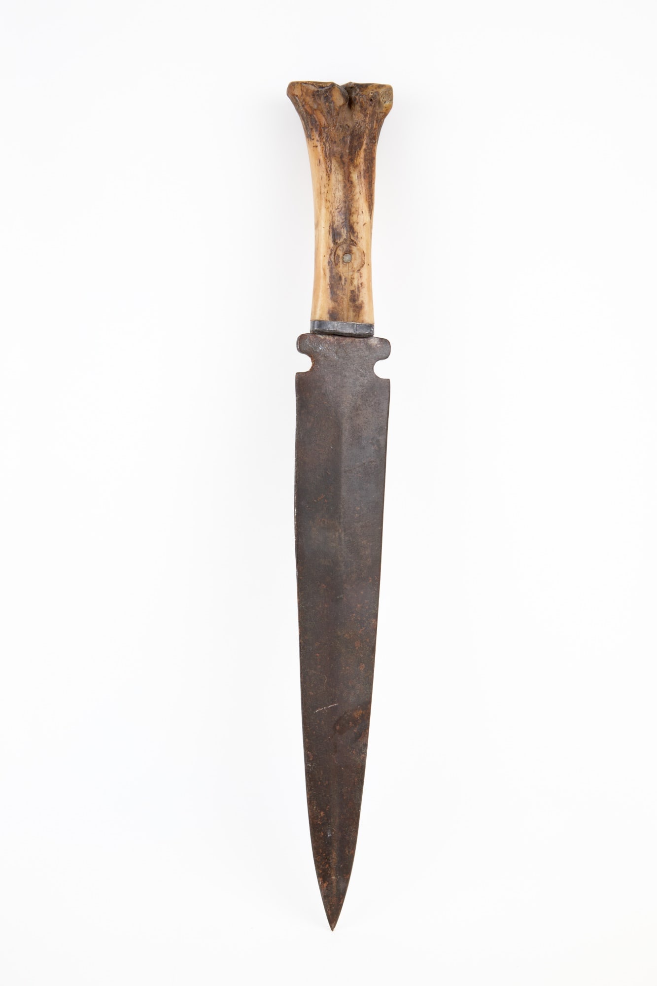 NATIVE AMERICAN BONE HANDLED DAG KNIFE - 7
