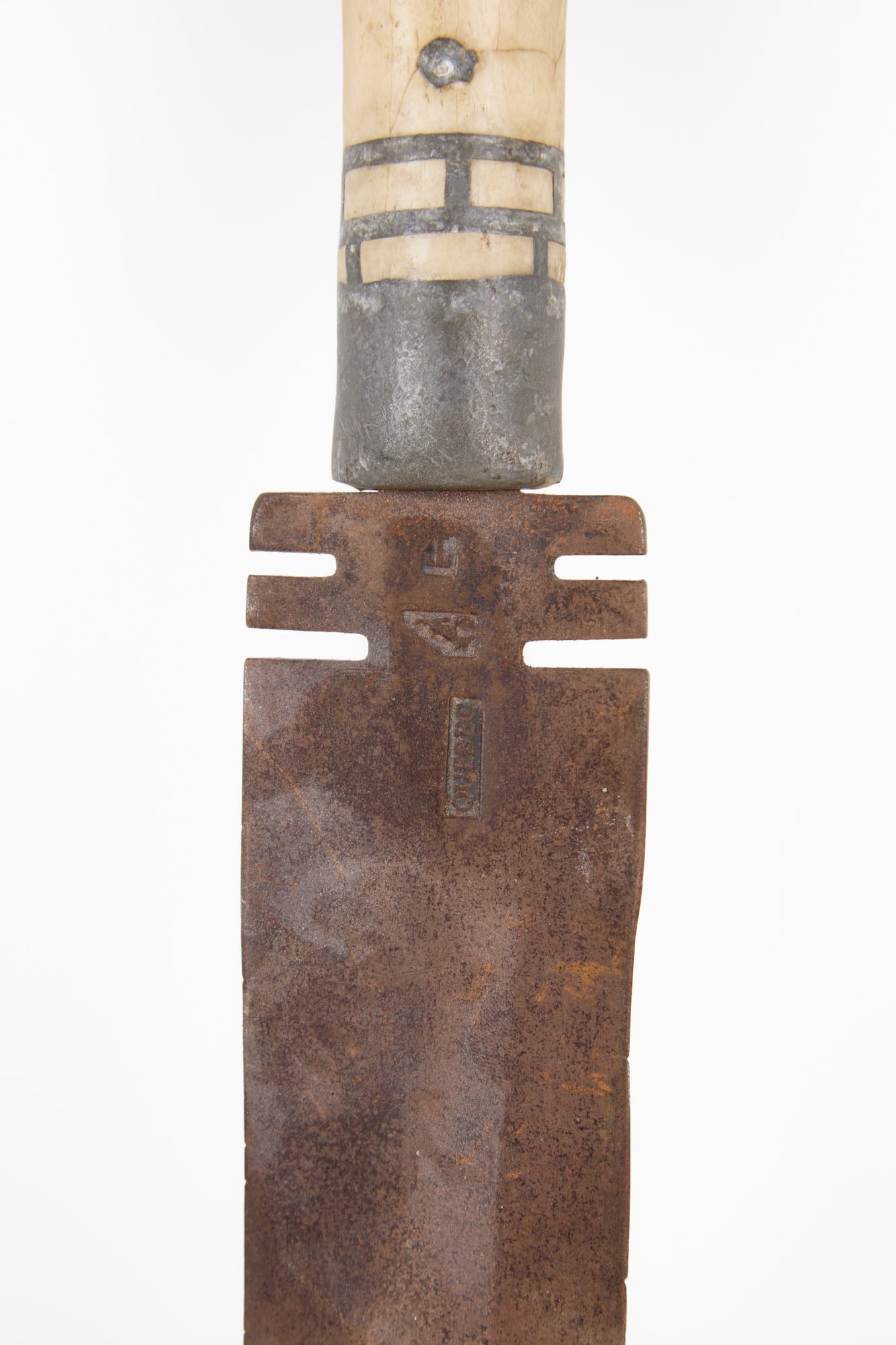 NATIVE AMERICAN BONE HANDLED DAG KNIFE - 7