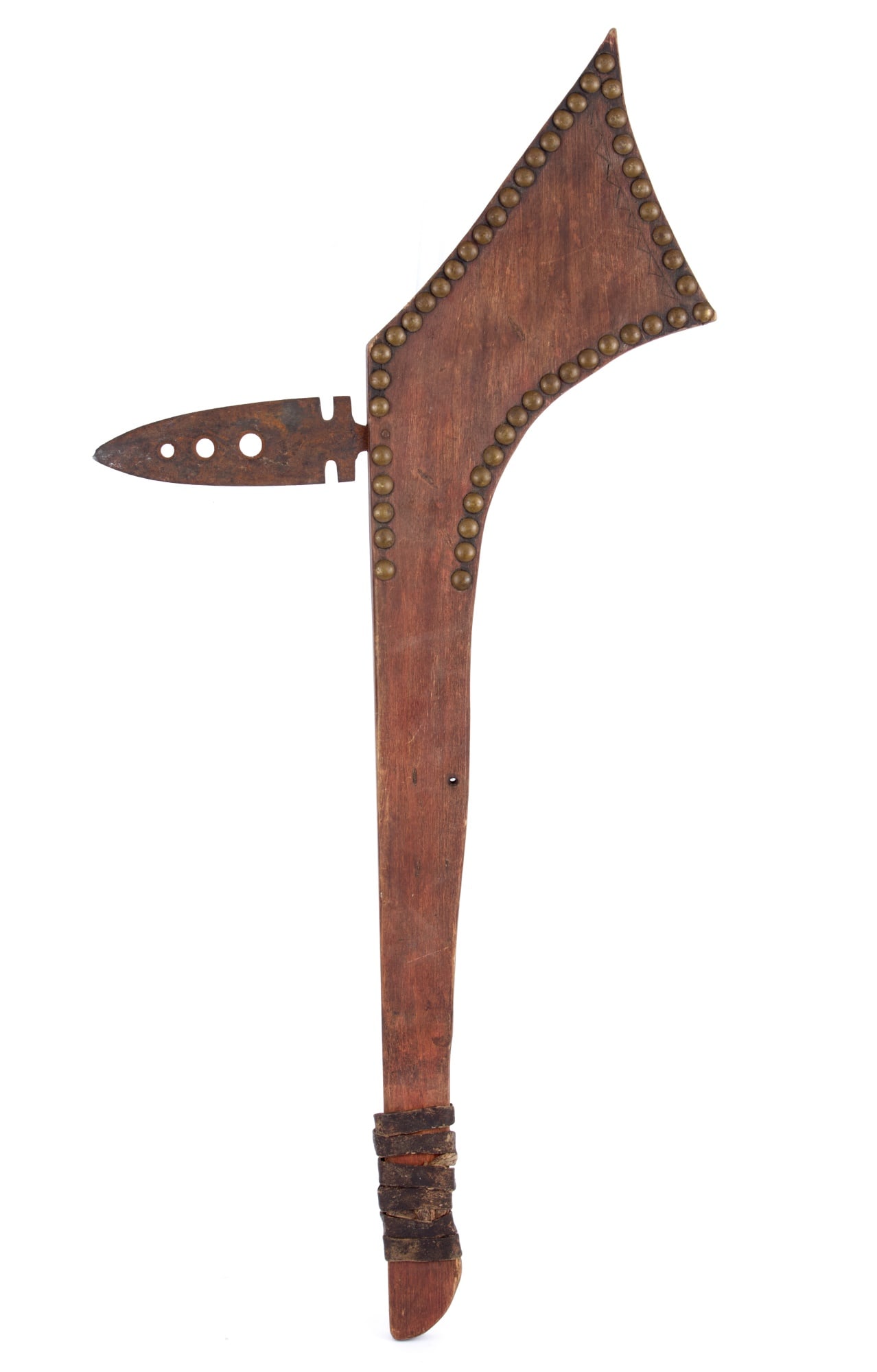 PLAINS INDIANS GUNSTOCK SPONTOON WAR CLUB (1 of 8)