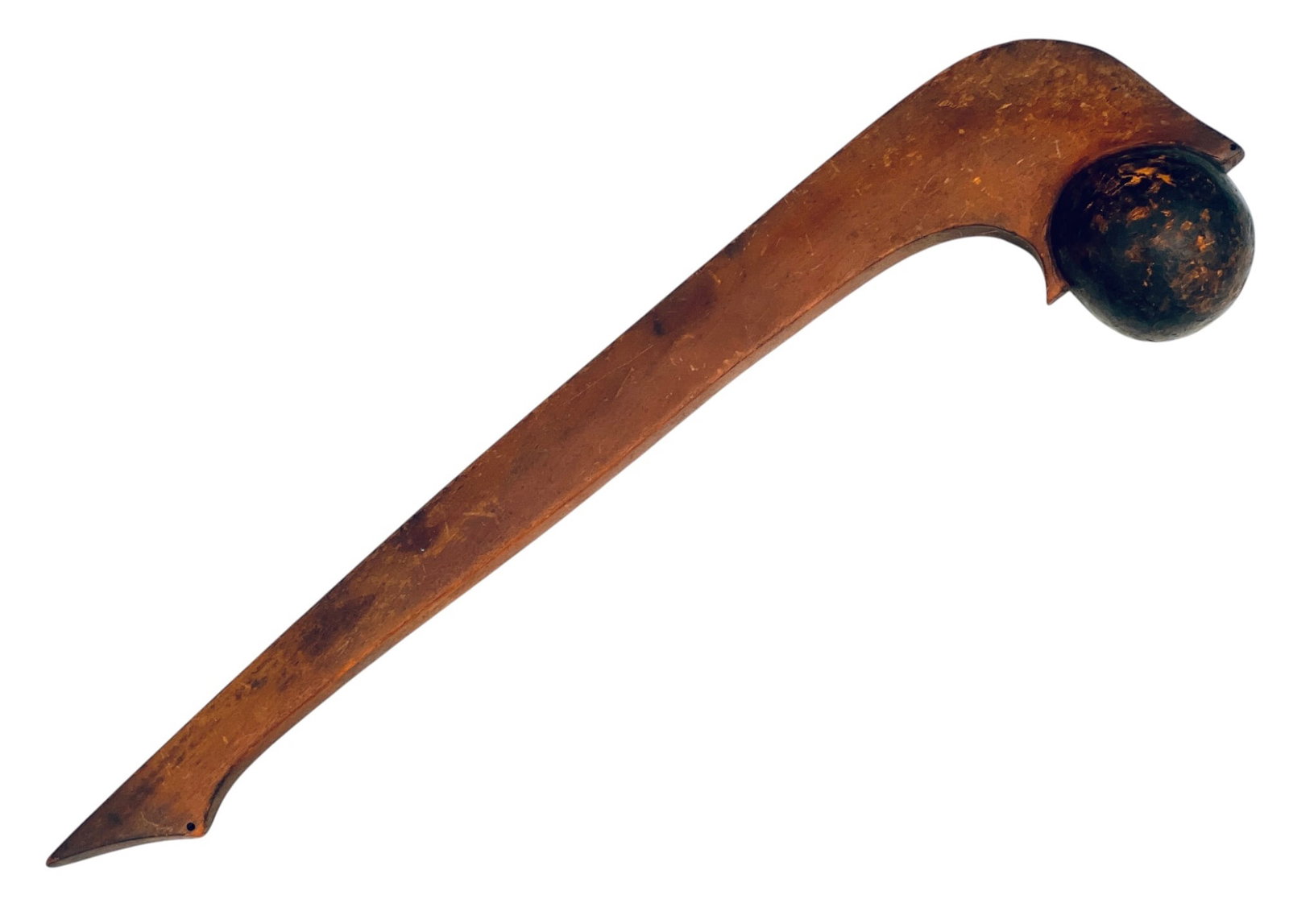 NATIVE AMERICAN BALL HEADED WARCLUB (1 of 6)