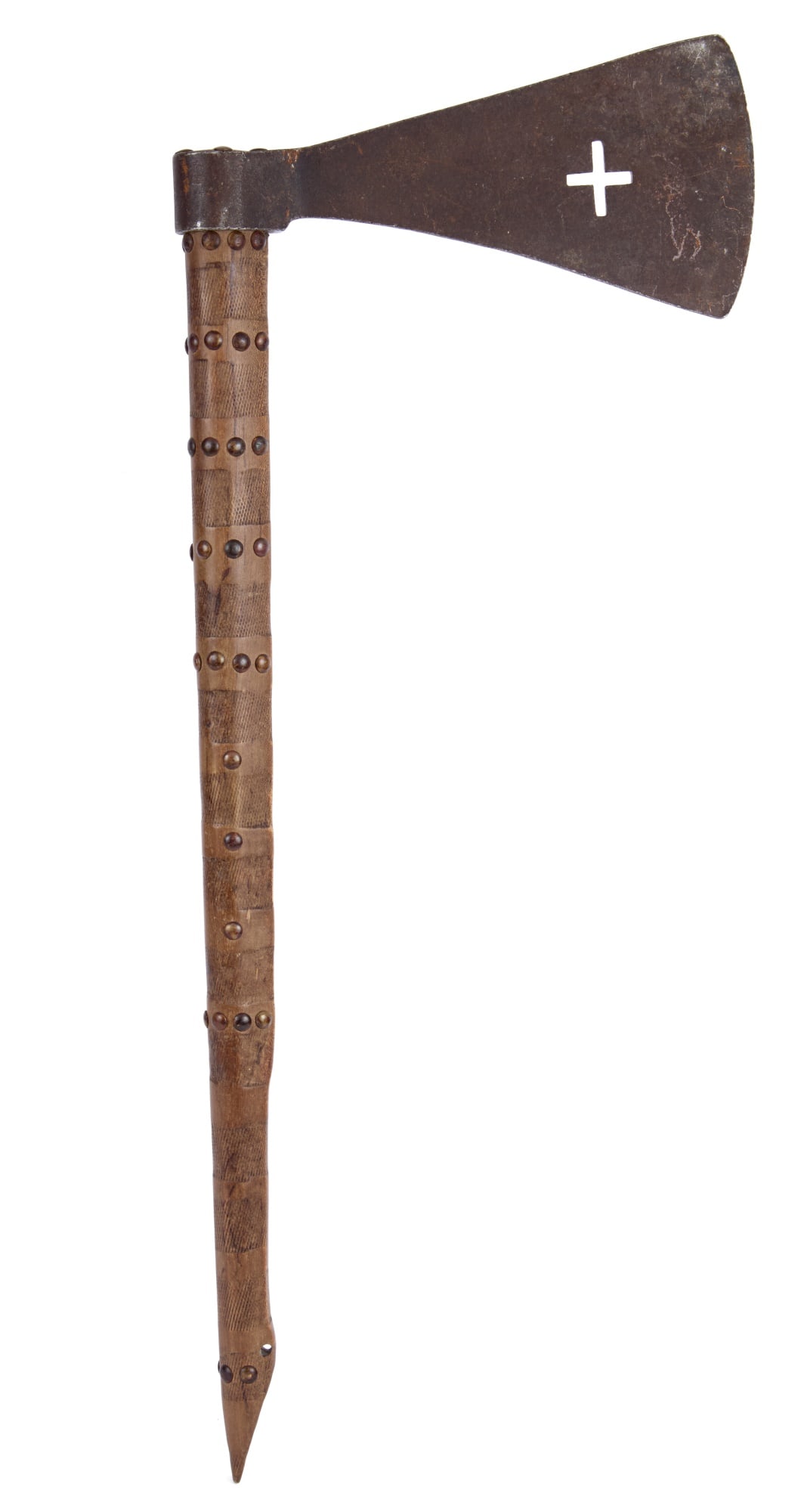 NATIVE AMERICAN TOMAHAWK with PIERCED CROSS (1 of 9)