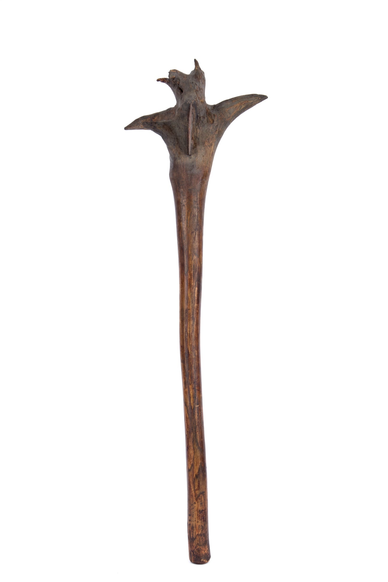 PENOBSCOT/WABANAKI ROOT WAR CLUB with BLADE (1 of 8)