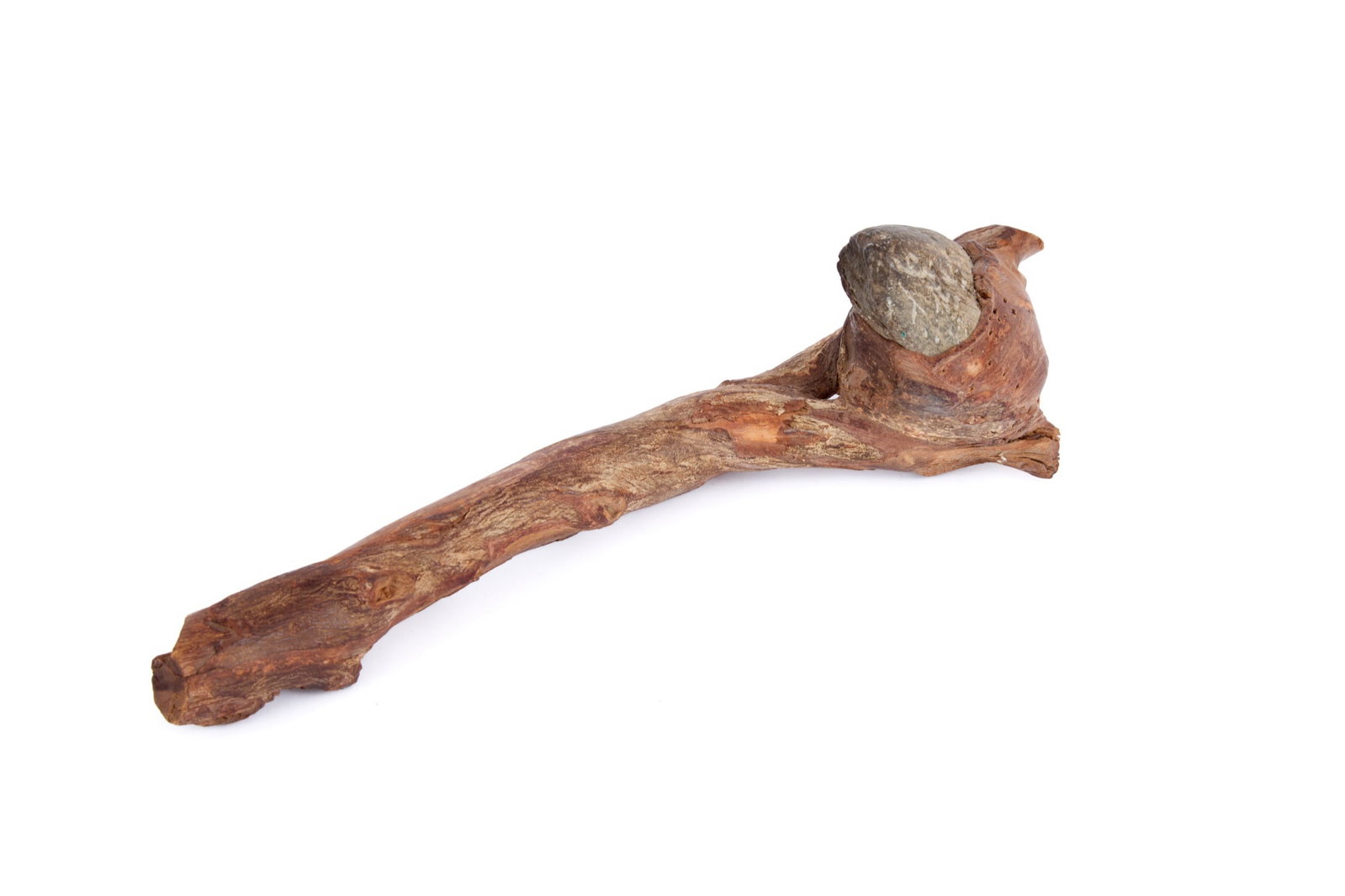 NATURALLY FORMED STONE HEAD ROOT CLUB (1 of 10)