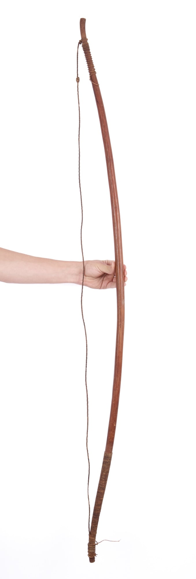 PLAINS INDIANS LONGBOW: 54 inches.