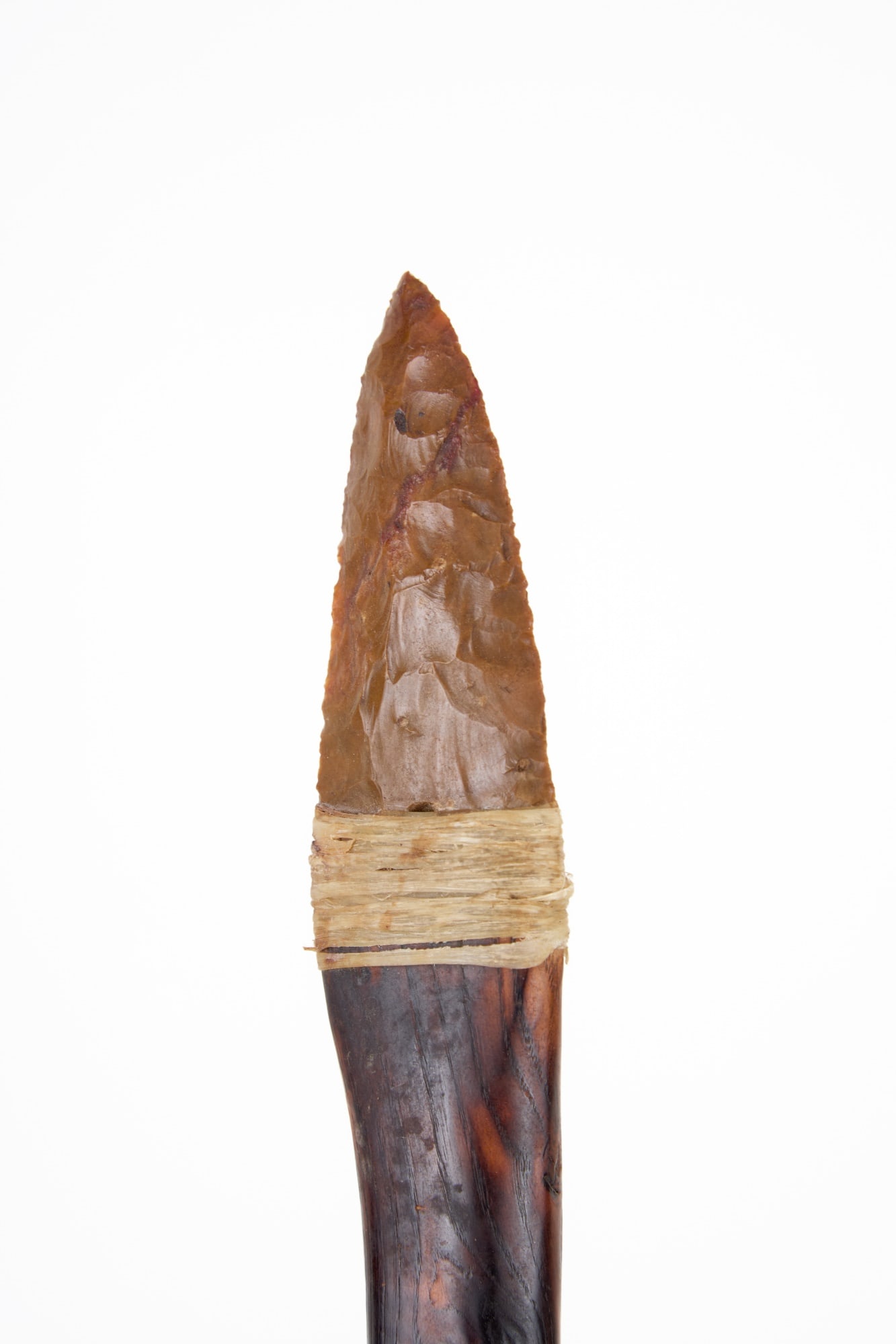 NATIVE AMERICAN STONE DAGGER - 3