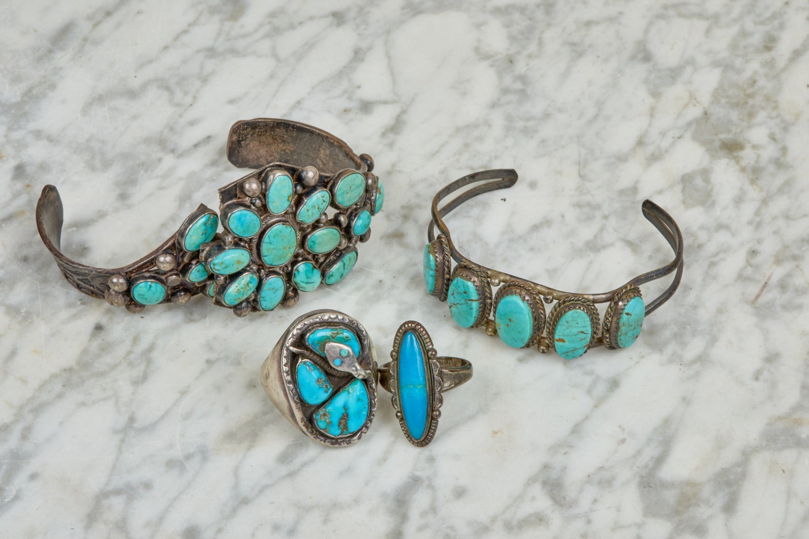 VINTAGE NATIVE AMERICAN JEWELRY LOT (1 of 20)
