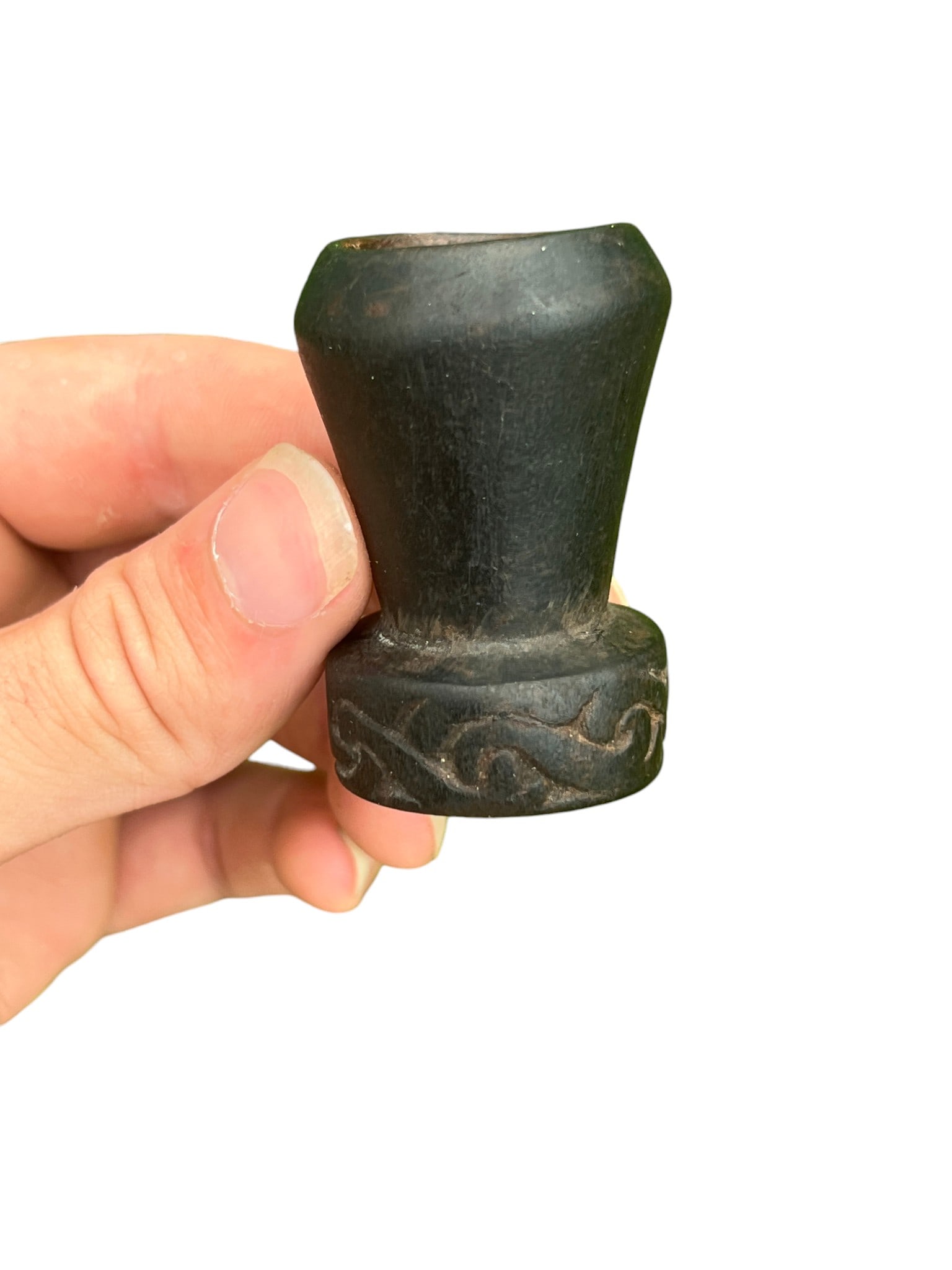INTERESTING CARVED WOODEN ARTIFACT (1 of 3)