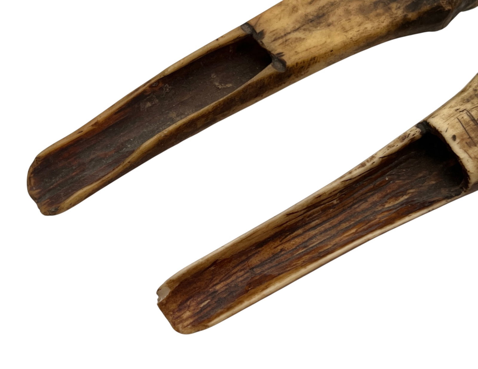 (2) NATIVE AMERICAN BONE FLESHING TOOLS - 3