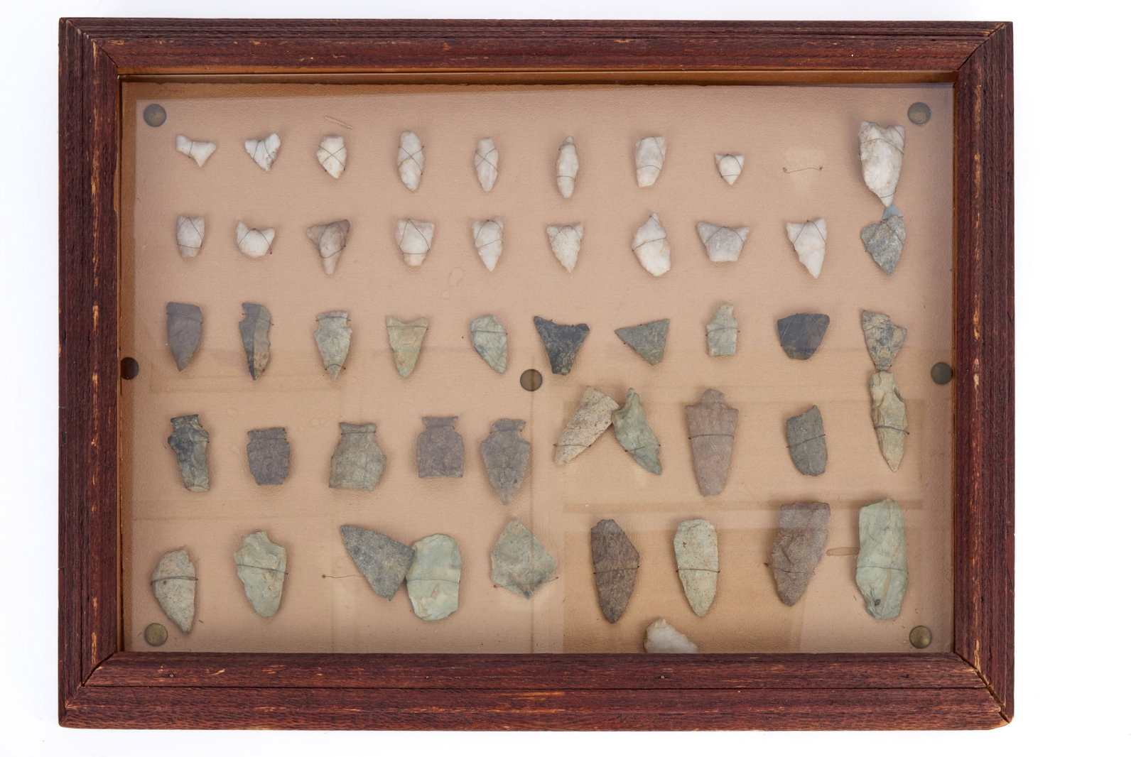 SWANSEA (MA) EXCAVATED PROJECTILE POINT ASSEMBLAGE (1 of 15)
