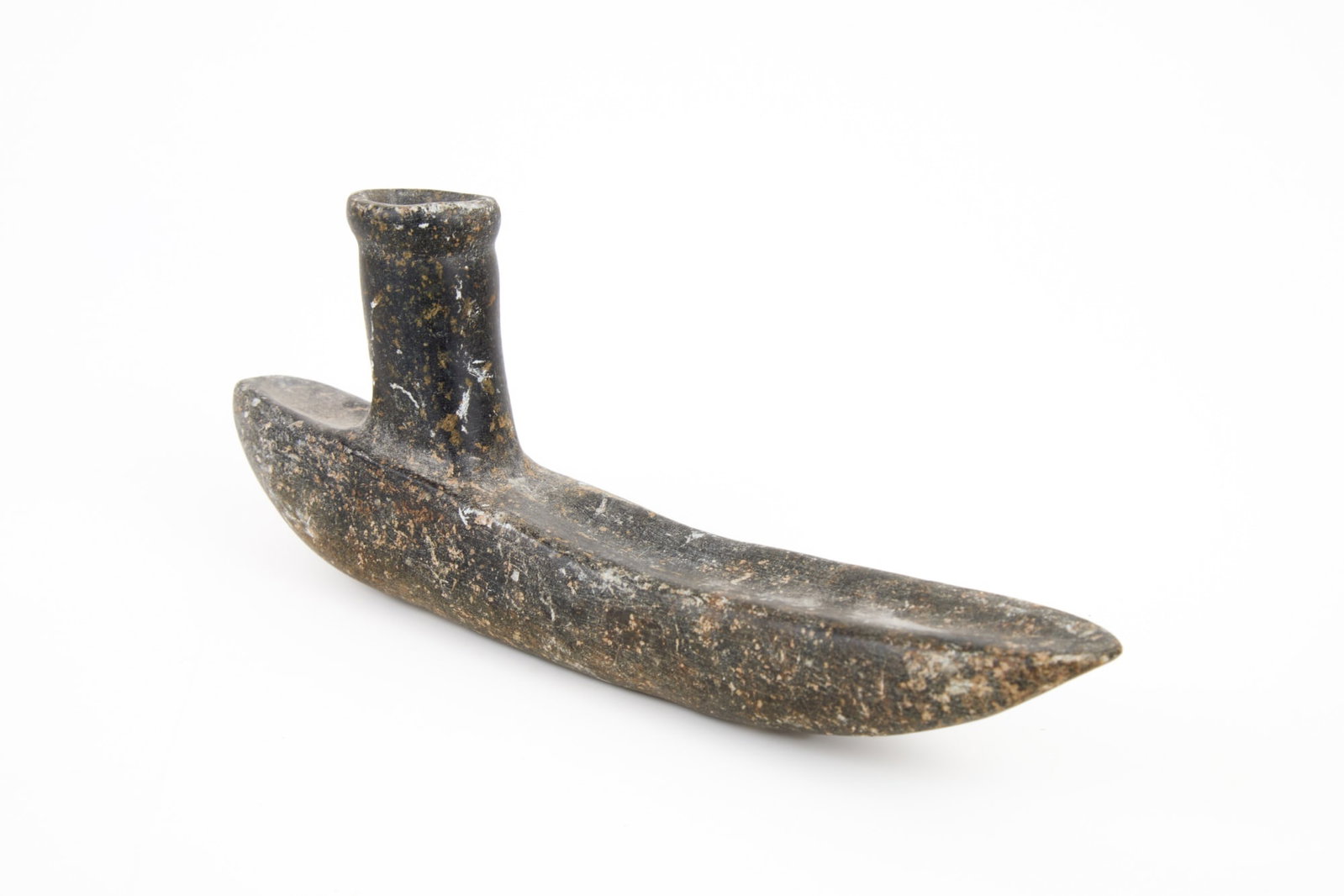 WESTERN NC NATIVE AMERICAN STEATITE PIPE (1 of 11)