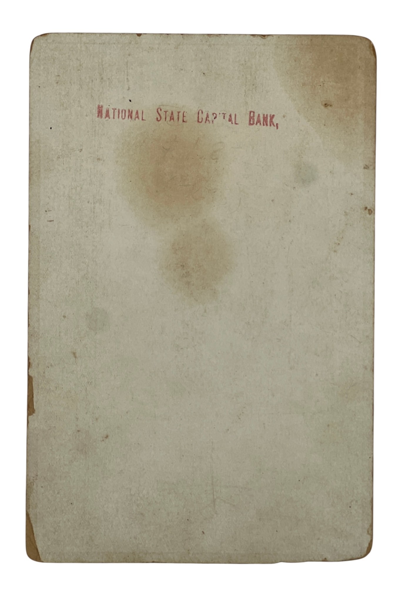 LONG SOLDIER CABINET CARD - 2