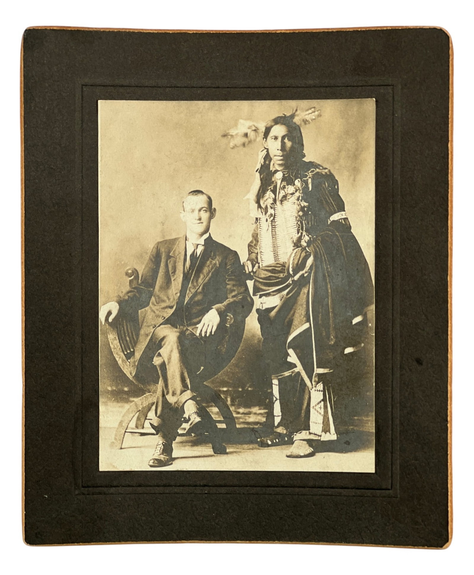 NATIVE AMERICAN CABINET CARD (1 of 2)