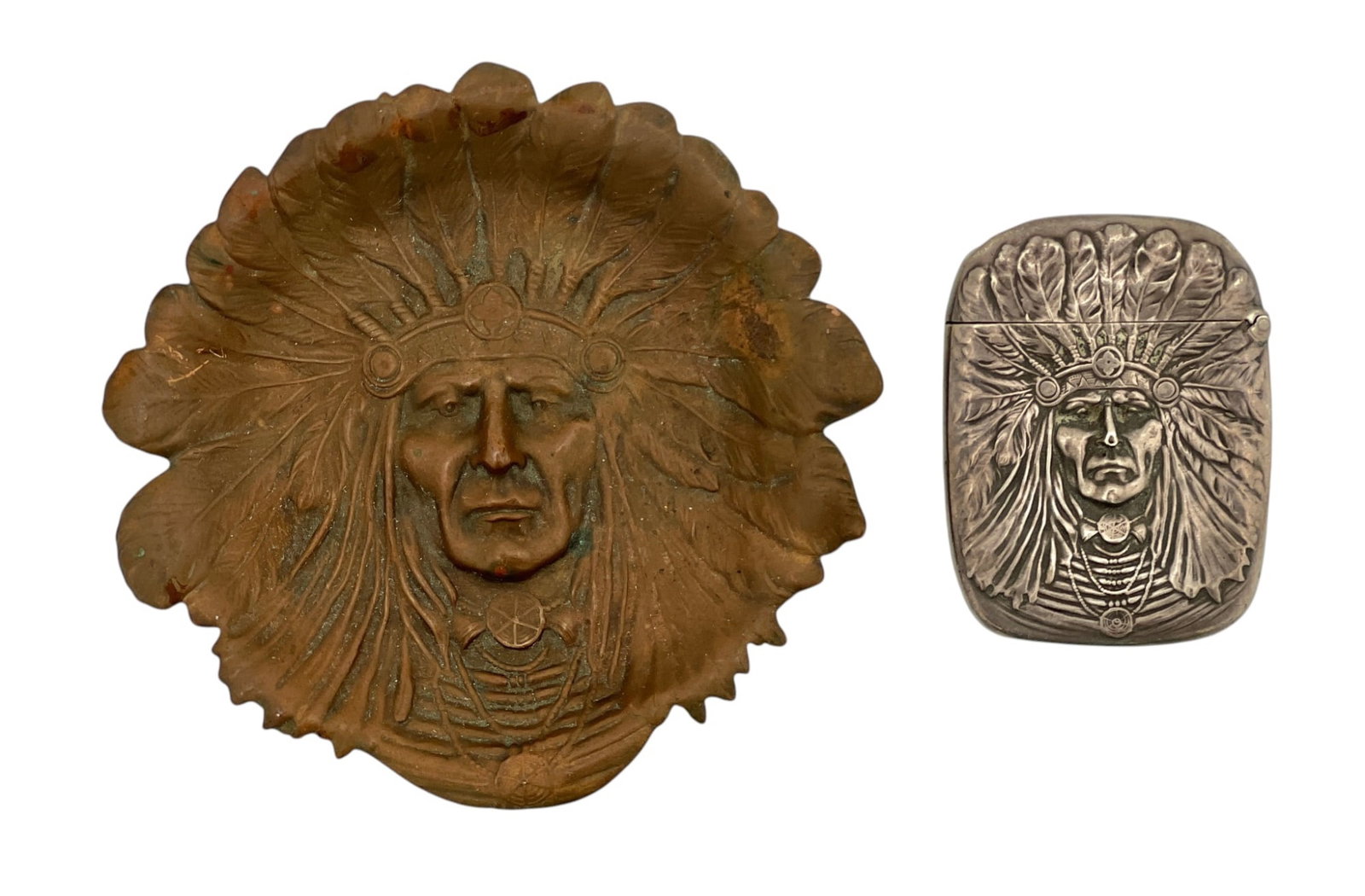 NATIVE AMERICAN THEMED VESTA CASE & TRAY (1 of 5)