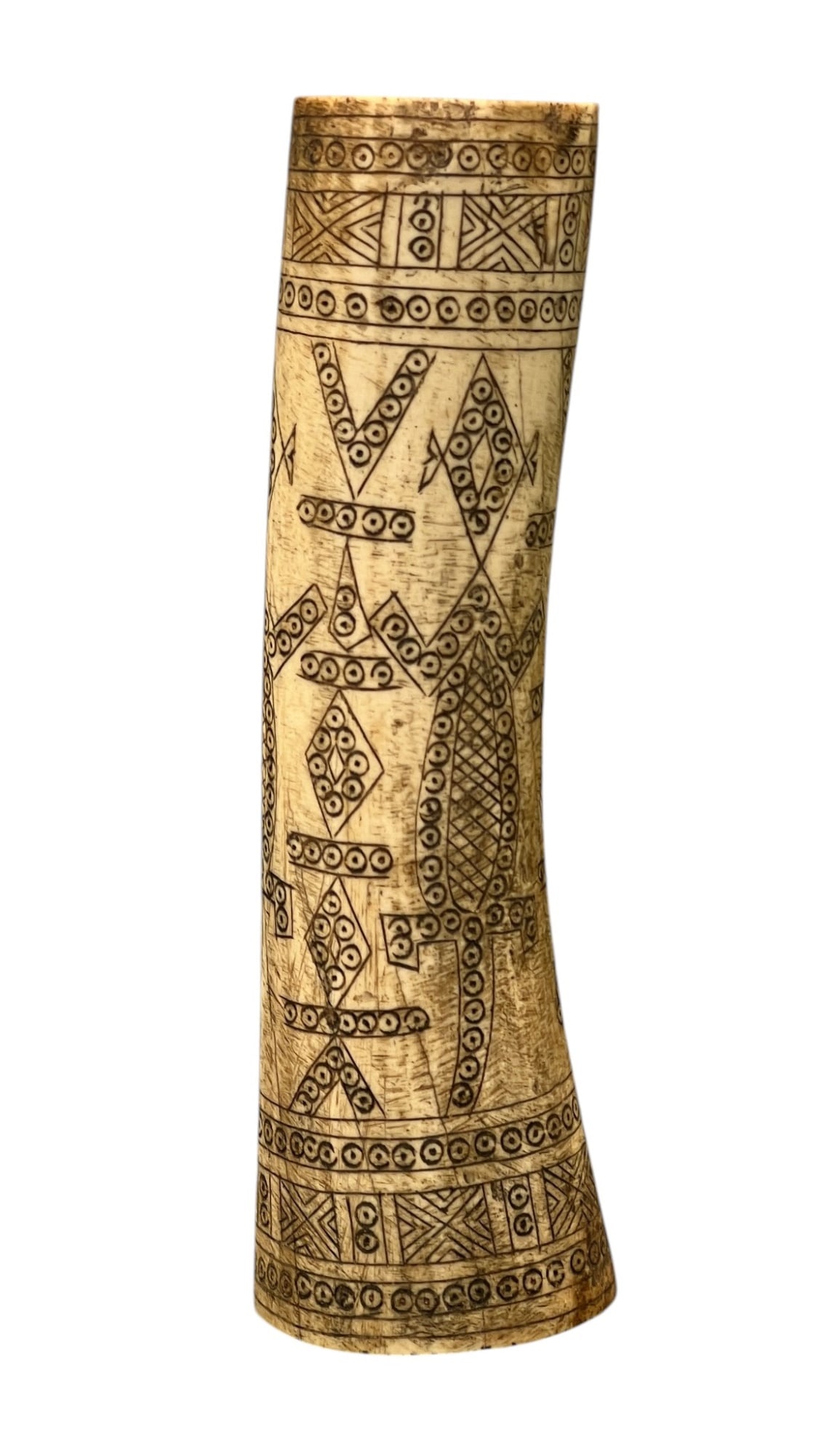 SOUTHEAST ASIAN CARVED LIME POWDER BETEL NUT CASE (1 of 5)