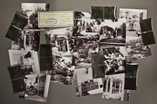 Hemingway Signed Check/ Finca Vigia Photos: (1) Bank check filled out and signed in ink "Ernest M. Hemingway" payable to Portador for $25.00 dated January 24 1951, endorsed "Roberto Herrera", 2 3/4 x 6 1/4 inches. (with expected cancellation ho