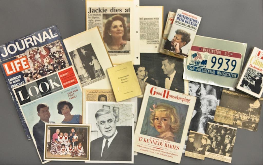 JFK & Family Published News Articles: (1) "John F. Kennedy: The Man and the Myth" by Victor Lasky (hardcover), (1) "Conversations with Kennedy" by Benjamin Bradley (paperback), (1) "Rose: The Vital and Dramatic Story of Rose Fitzgerald Ke