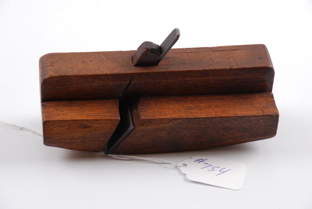 Cooper's Plane: 6 inch long by 2 inch wide compass plane with an integral fence. Condition: Very good