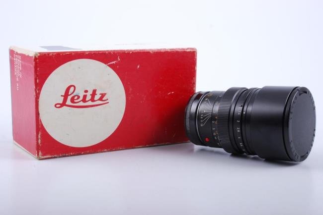 Leitz Leica Sumilux-M 1:1.4 75mm Lens: Leitz Leica Canada Sumilux-M 1:1.4 75mm Lens in original box. Condition: Used condition. Clean optics. Needs calibration.