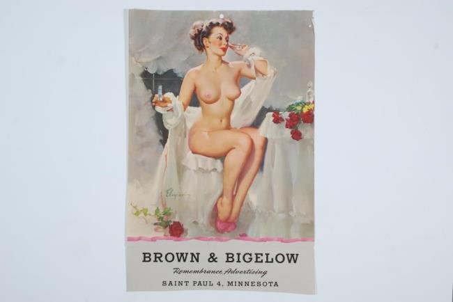 1950's Gil Elvgren Risque Pin Up Art: "Captivating" 24 x 16 inches
