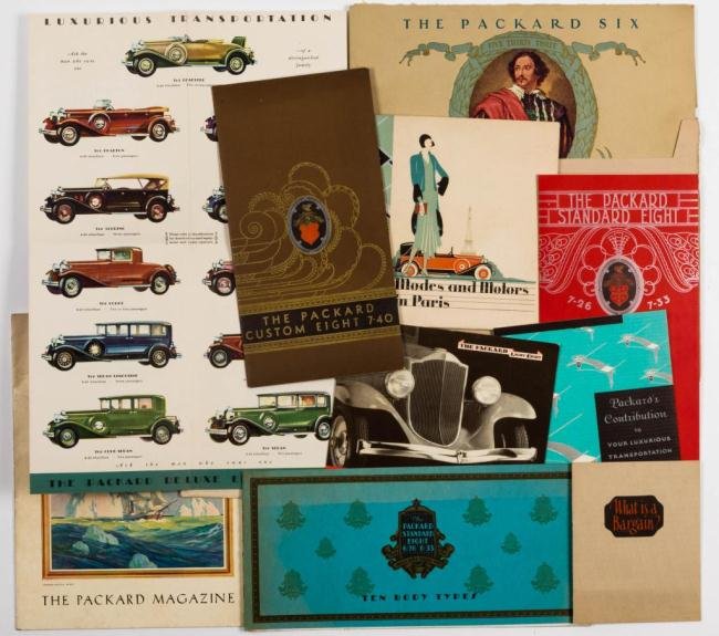 PACKARD, CUSTOM & STANDARD 8 PROMOTIONAL MATERIALS: PACKARD, CUSTOM & STANDARD 8 PROMOTIONAL MATERIALS