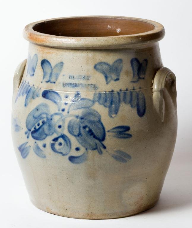 somerset potters works stoneware crock somerset pottery works
