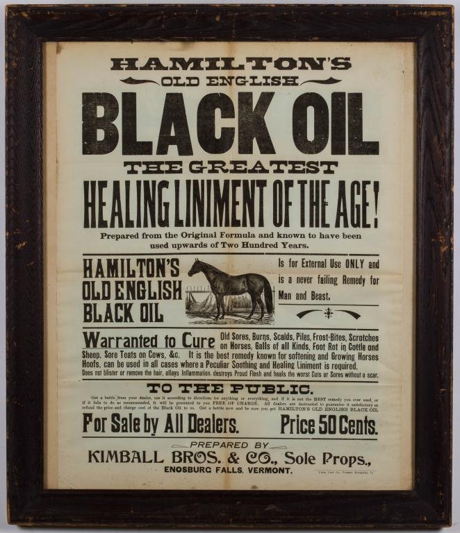 (19th c.) Broadside for Healing Liniment (1 of 4)